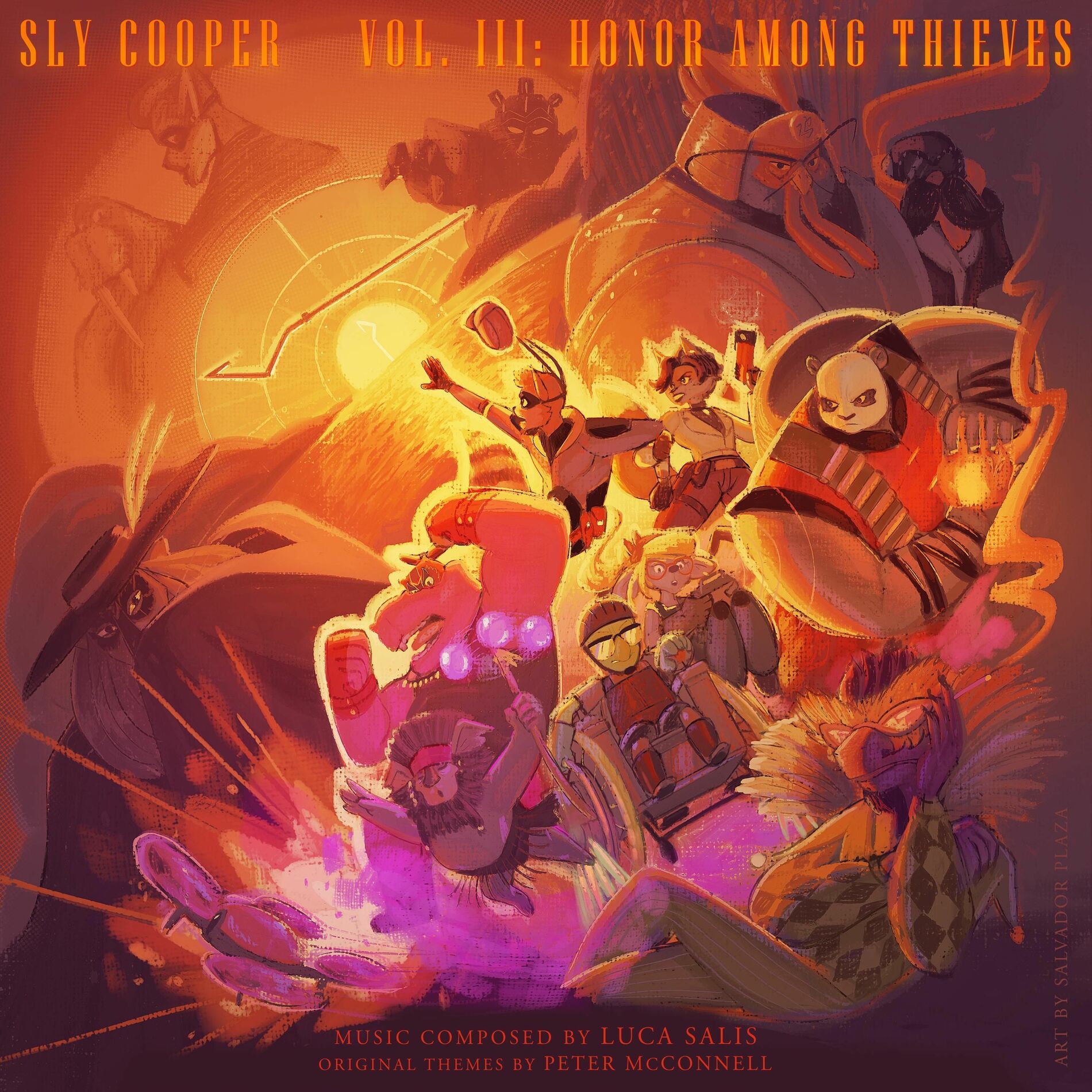 Album cover of Sly Cooper Vol. III - Honor Among Thieves