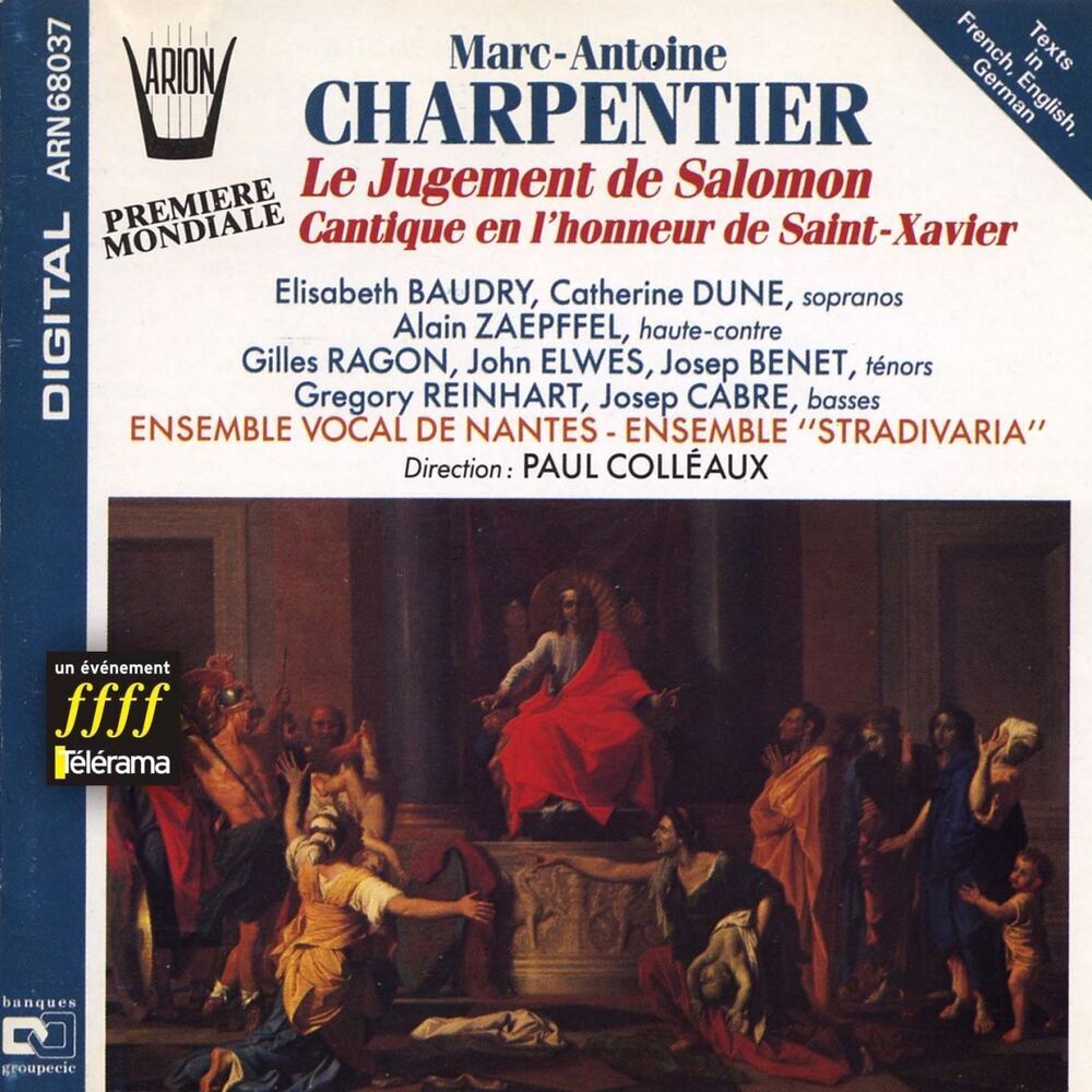 Picture of Charpentier : Le Jugement de Salomon Cantique en l'honneur de Saint-Xavier