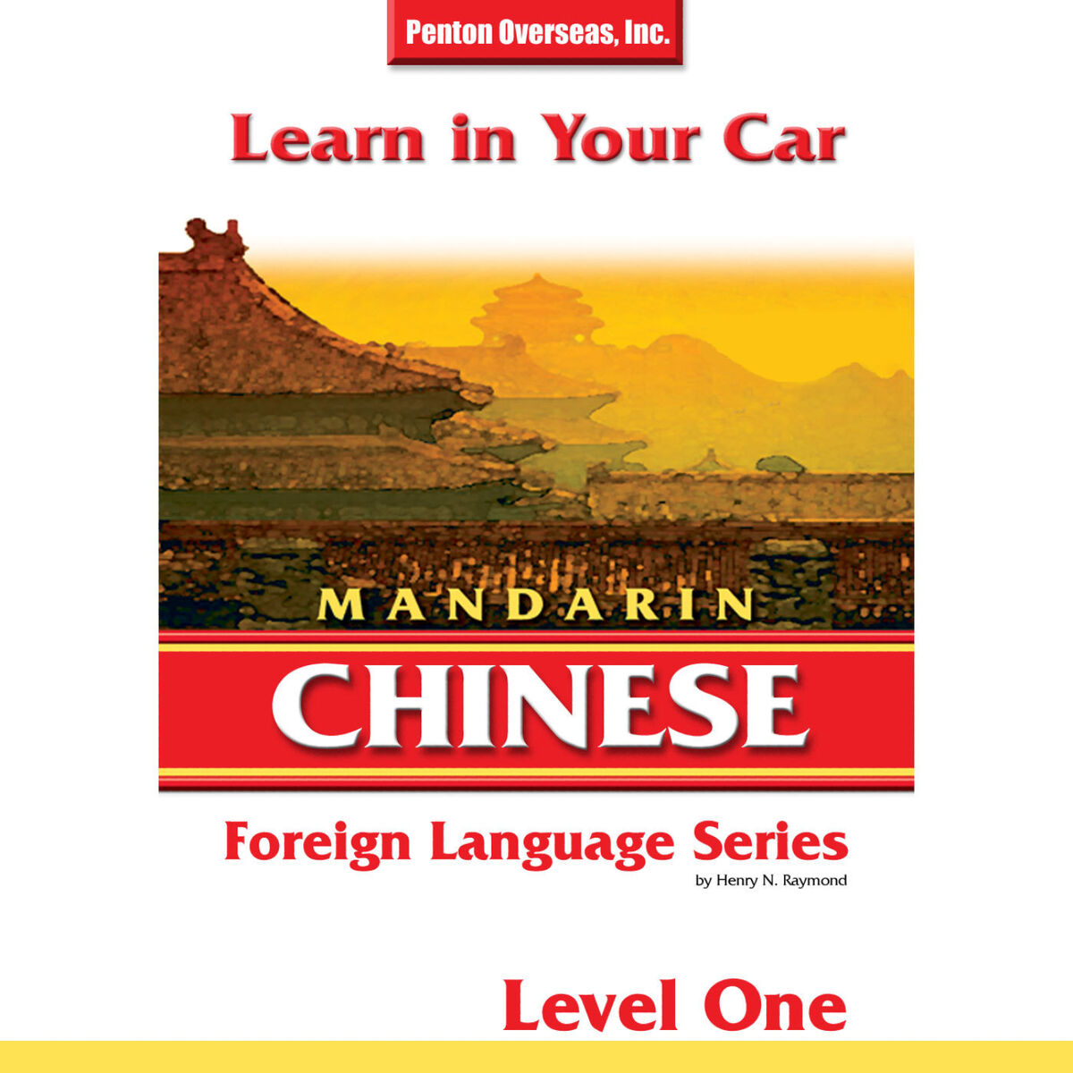 Album cover of Learn in Your Car: Mandarin Chinese - Level 1