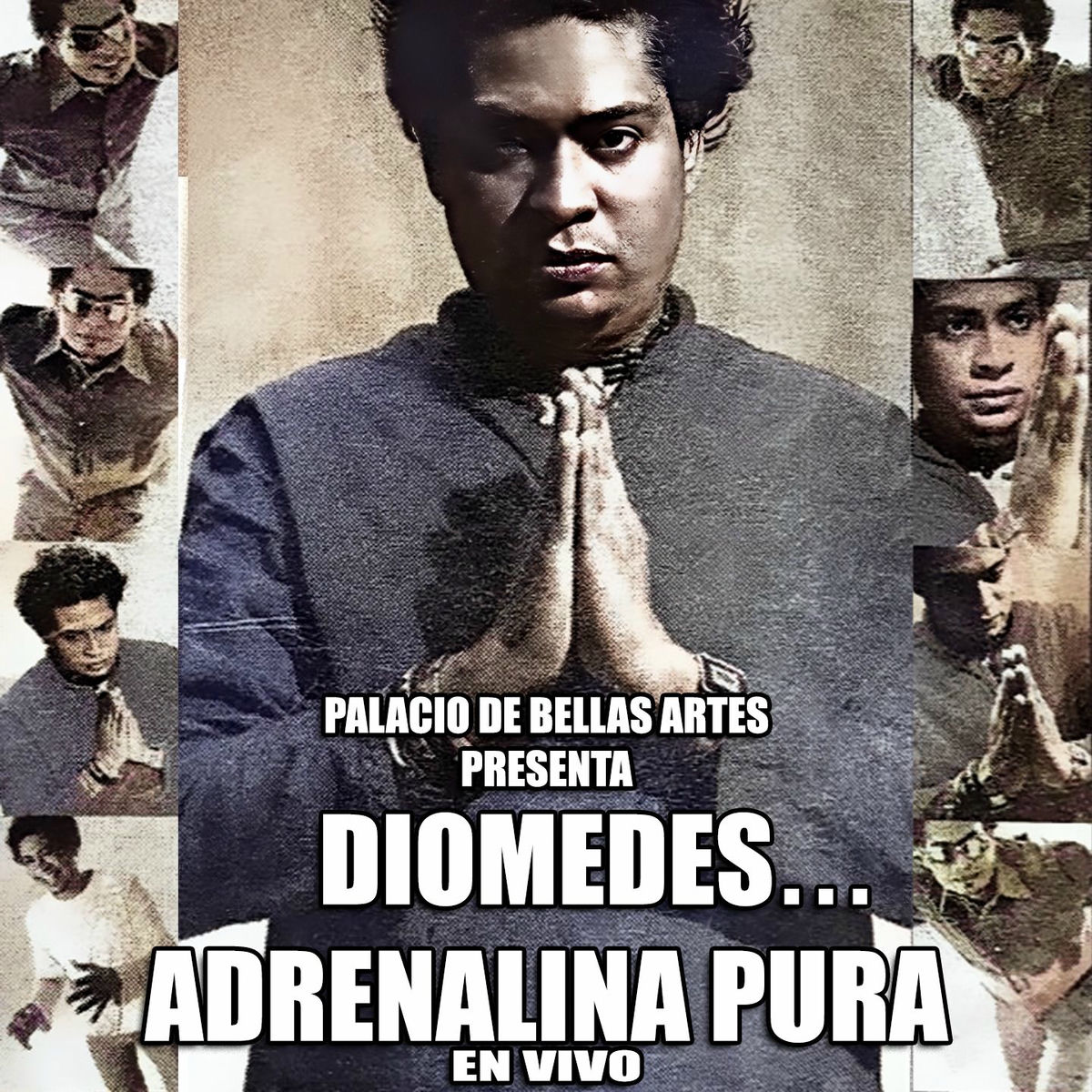 Album cover of Diomedes… Adrenalina Pura En Vivo (Desde el Palacio de Bellas Artes, Santo Domingo)