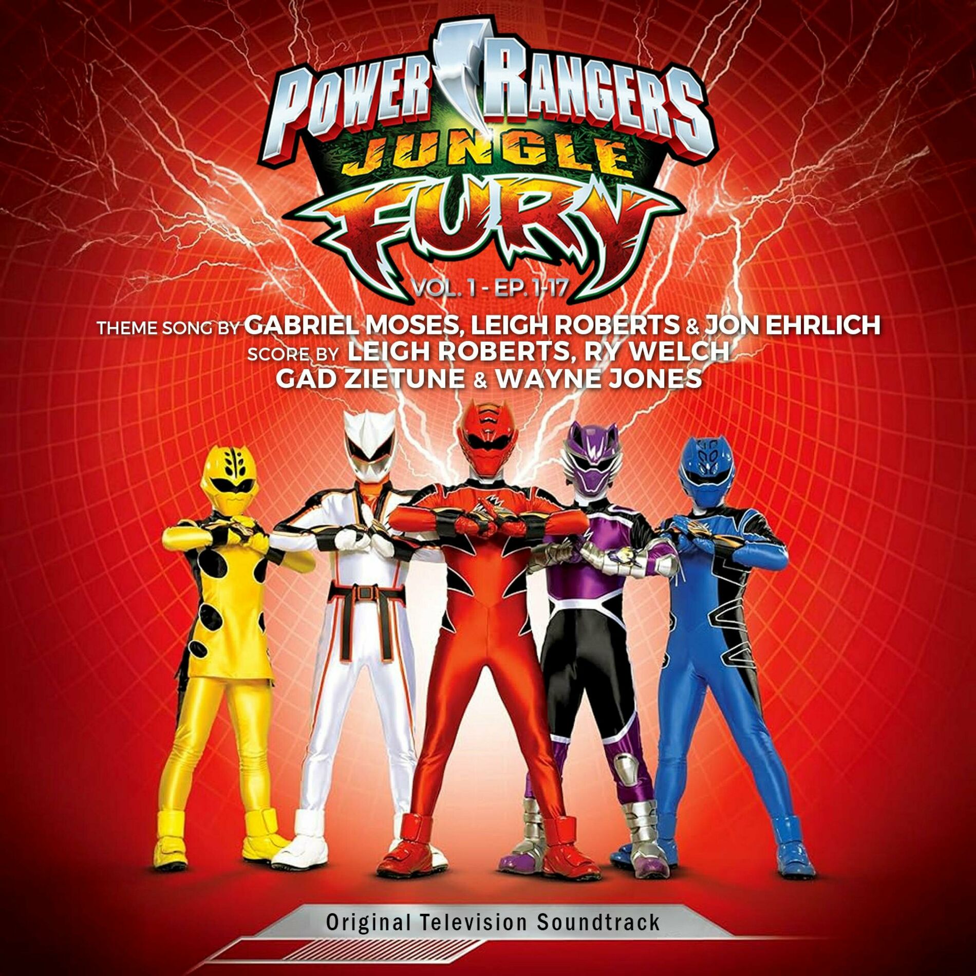 Album cover of Power Rangers Jungle Fury, Vol. 1 (Original Television Soundtrack)