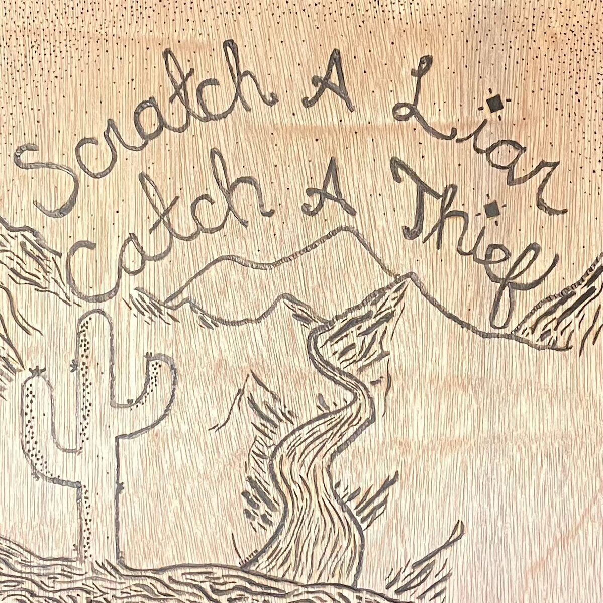 Album cover of Scratch a Liar, Catch a Thief