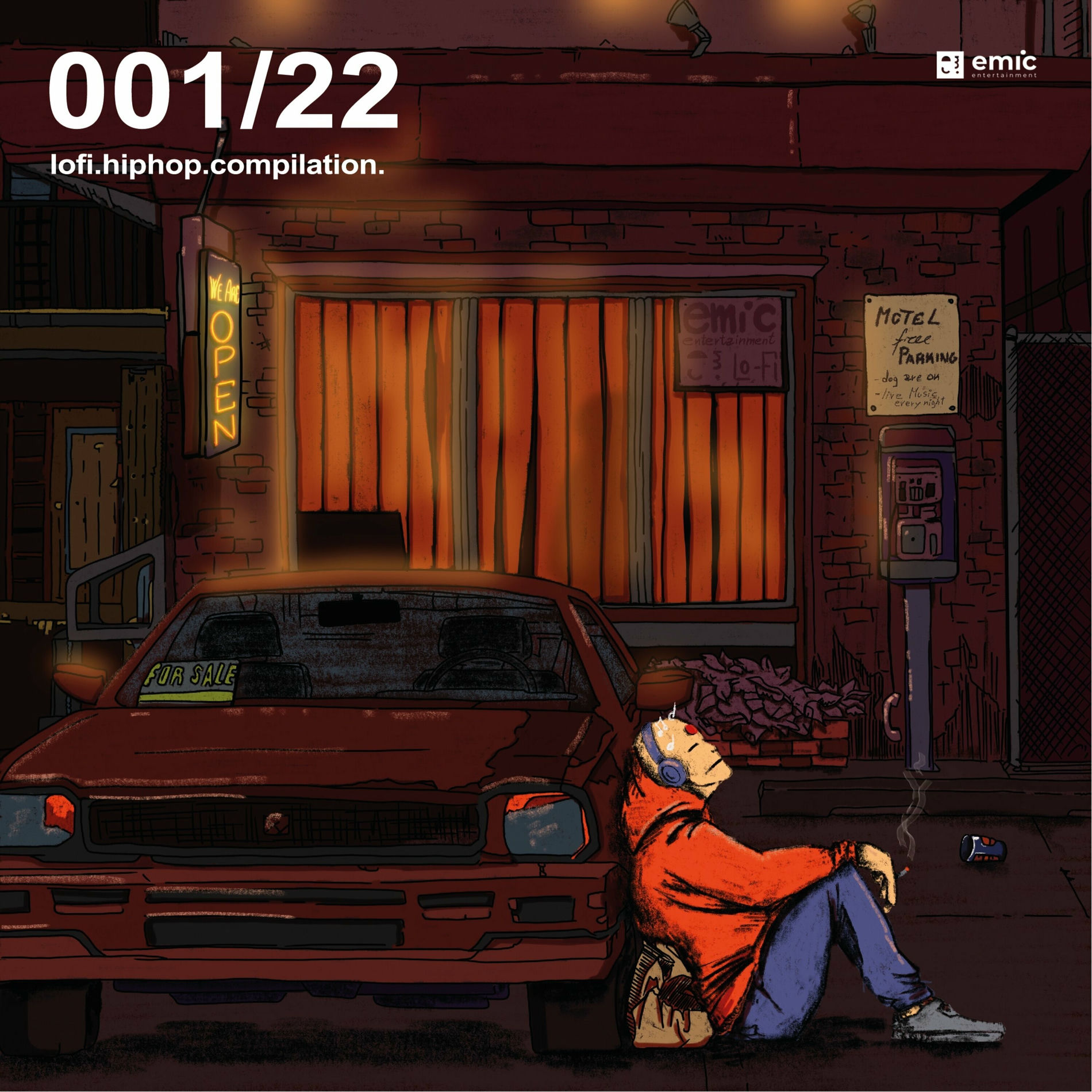 Album cover of 001/22 Emic Lo-Fi Hip Hop Compilation