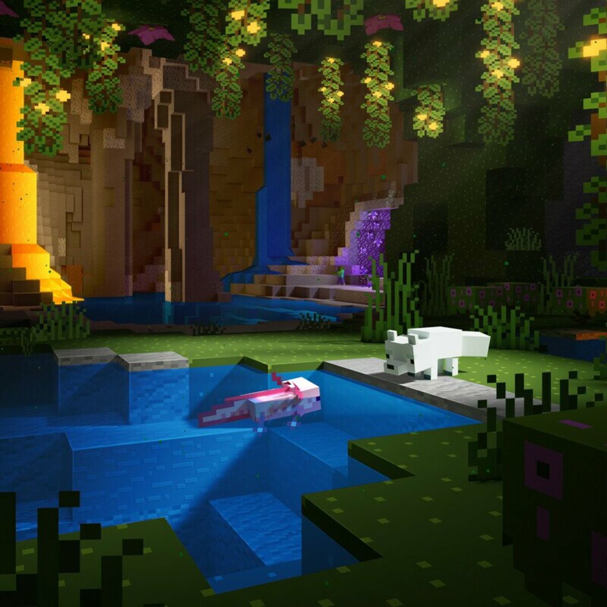 Album cover of Minecraft Soothing Scenes: Glowing Cave