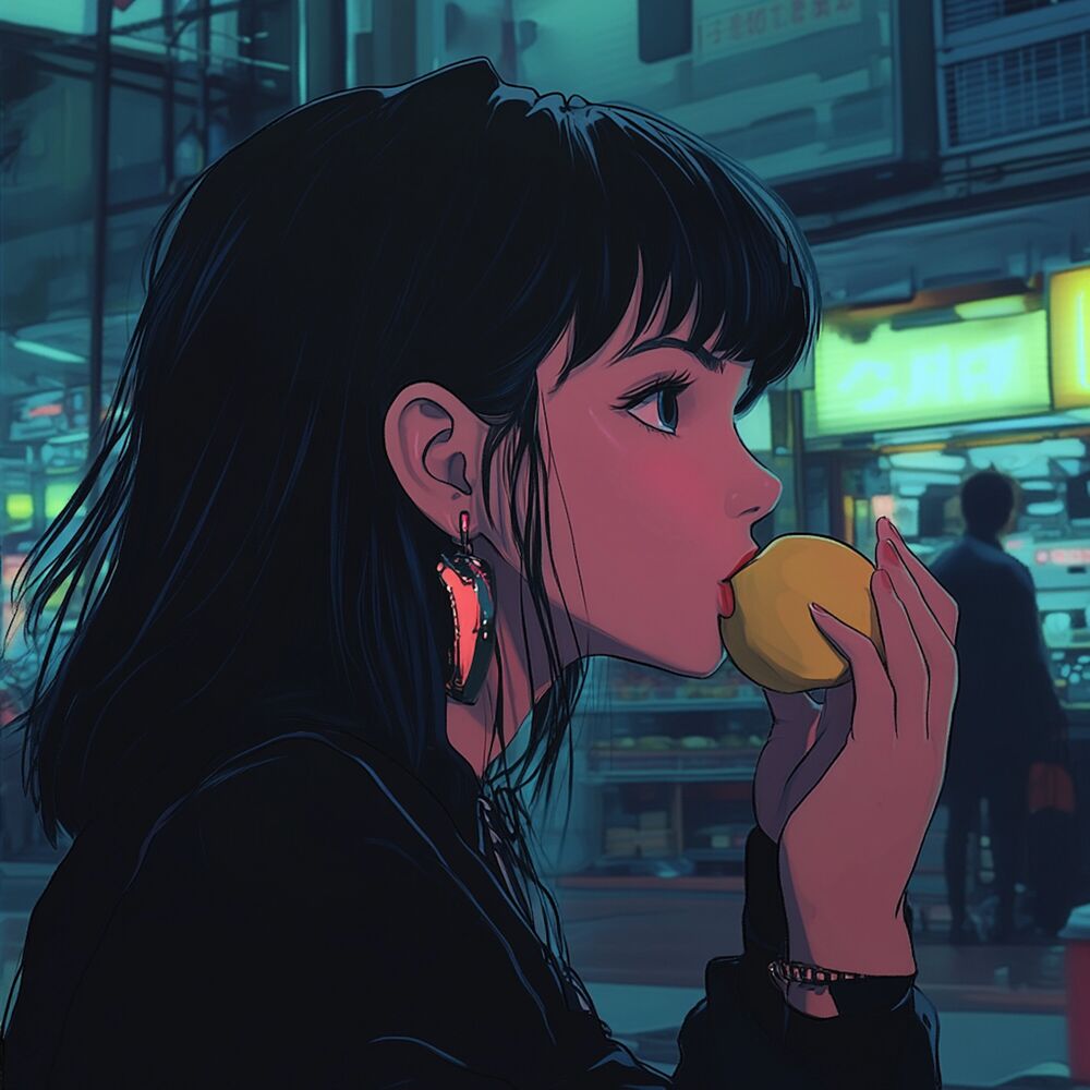 Picture of Silently Drawn to the Sweetness of Lofi