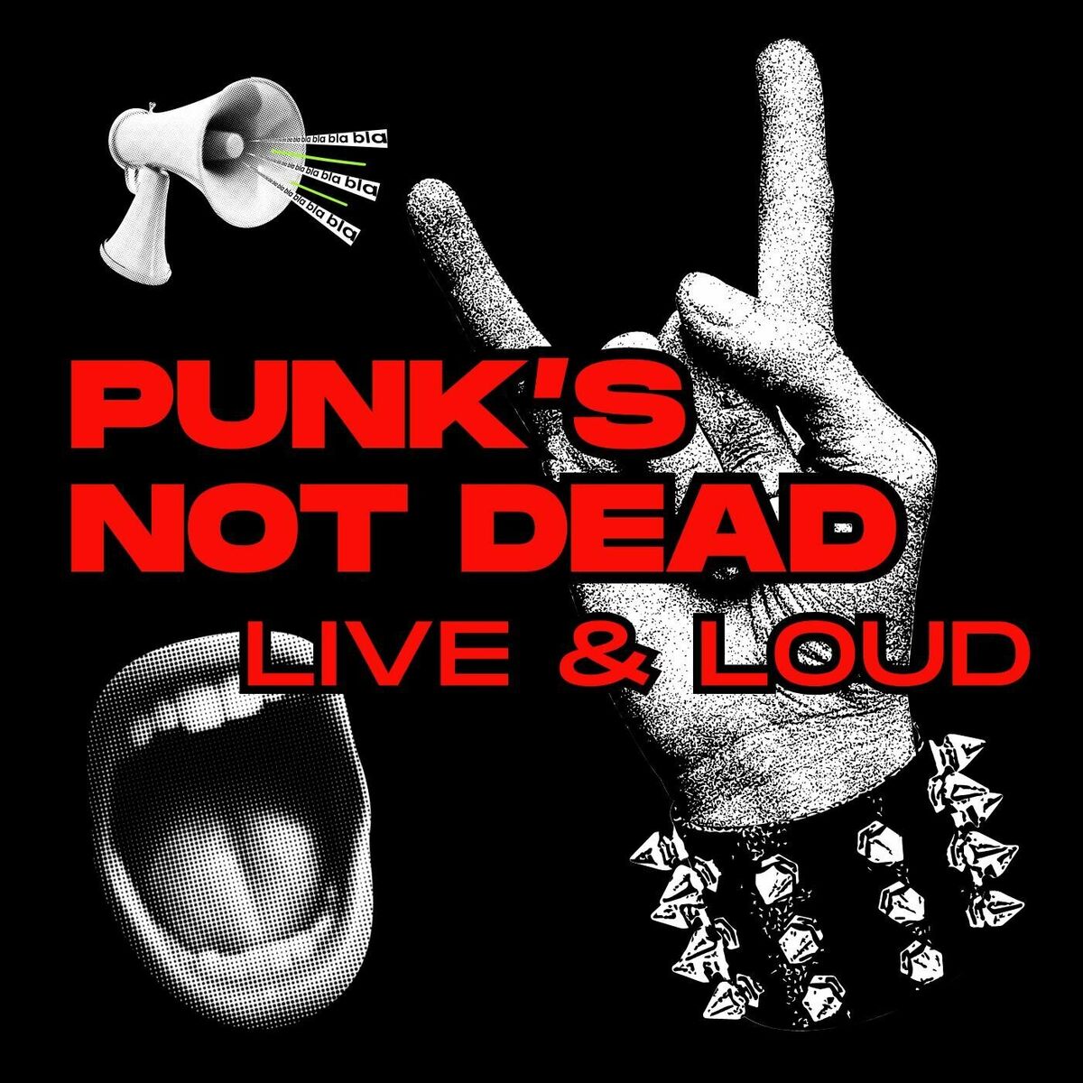 Album cover of Punk's Not Dead: Live & Loud