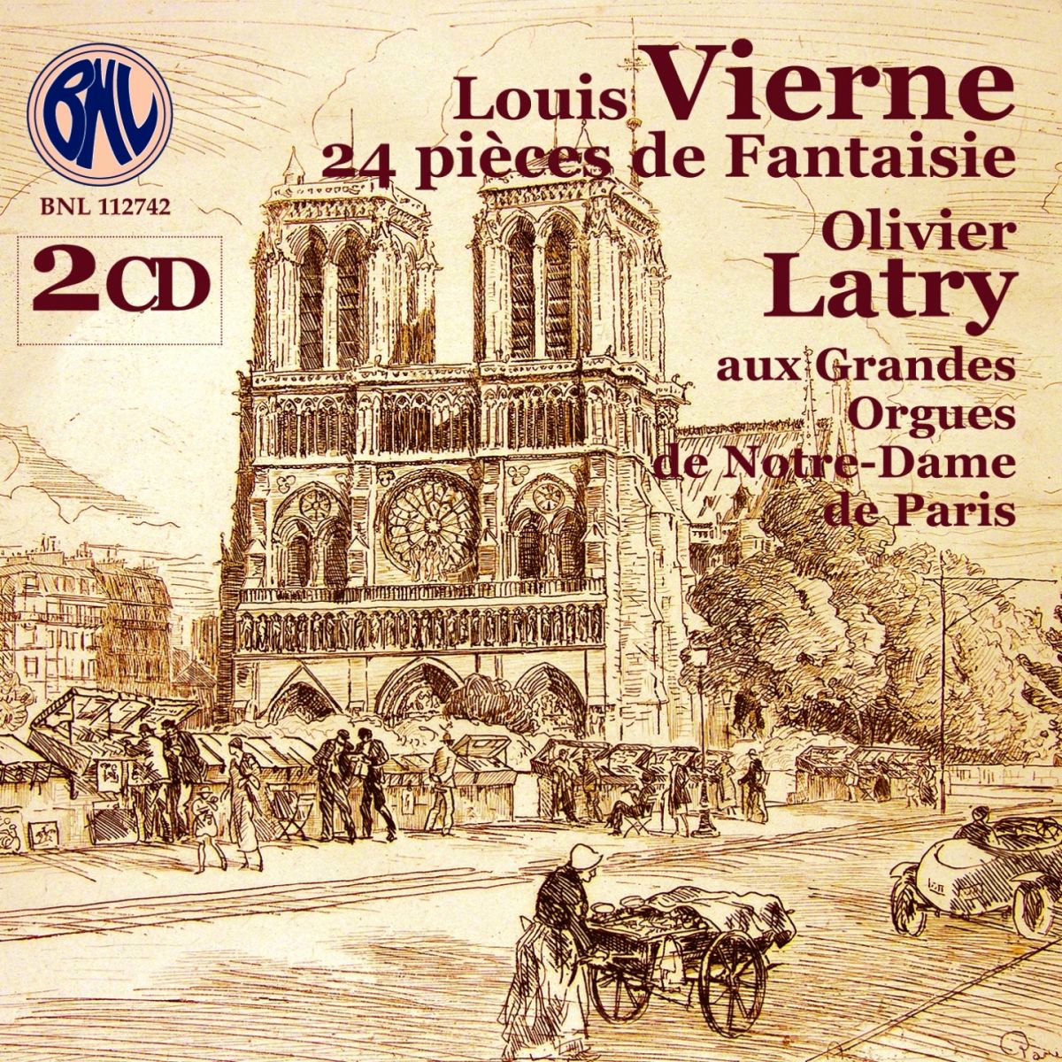 Album cover of Louis Vierne: 24 Pièces de Fantaisie