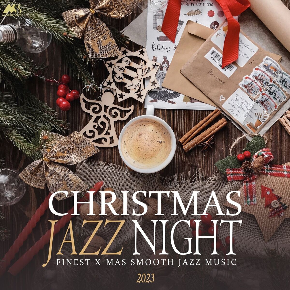 Album cover of Christmas Jazz Night 2023: Finest X-Mas Smooth Jazz Music