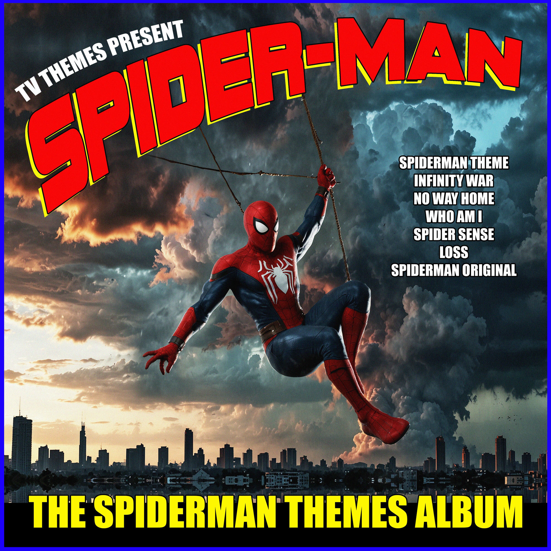 Album cover of Spider-Man - The Spiderman Themes Album