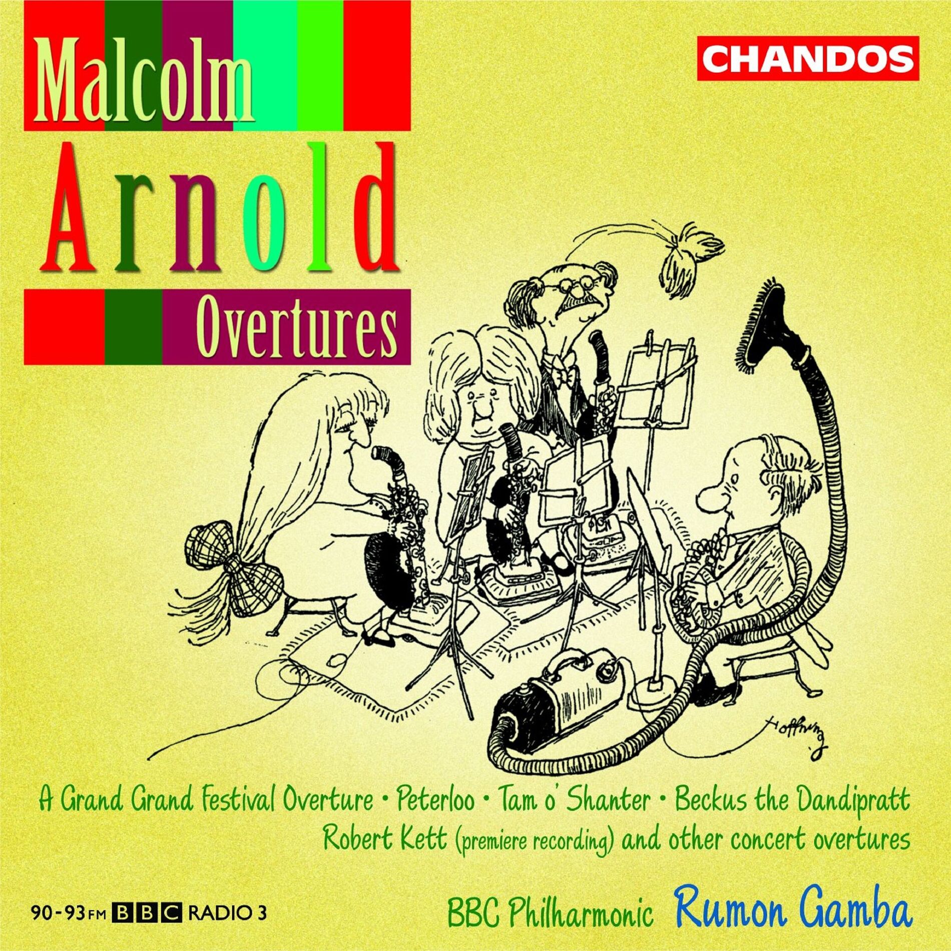 Album cover of Arnold: Overtures