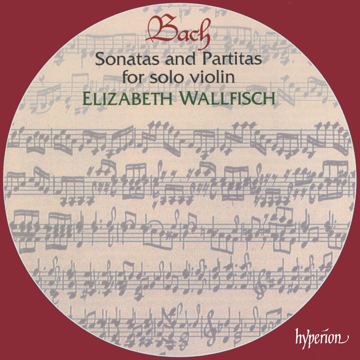 Album cover of Bach: Sonatas & Partitas for Solo Violin, BWV 1001-1006