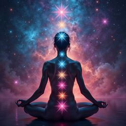 Cover of Binaural Beats Meditation Music - Serotonin, Dopamine, Endorphin Release