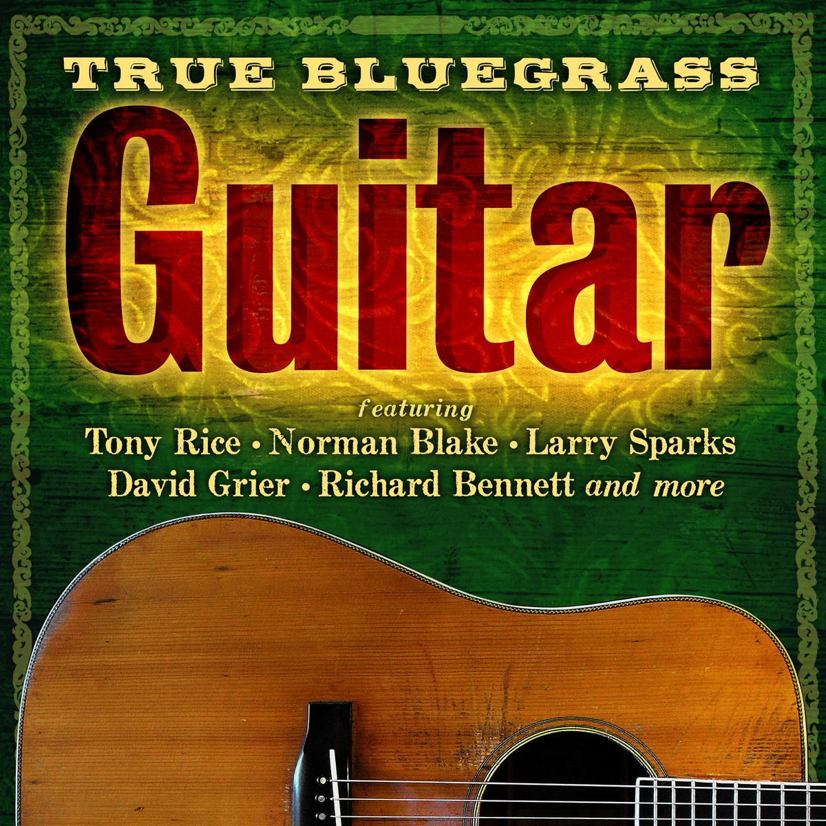 Album cover of True Bluegrass Guitar