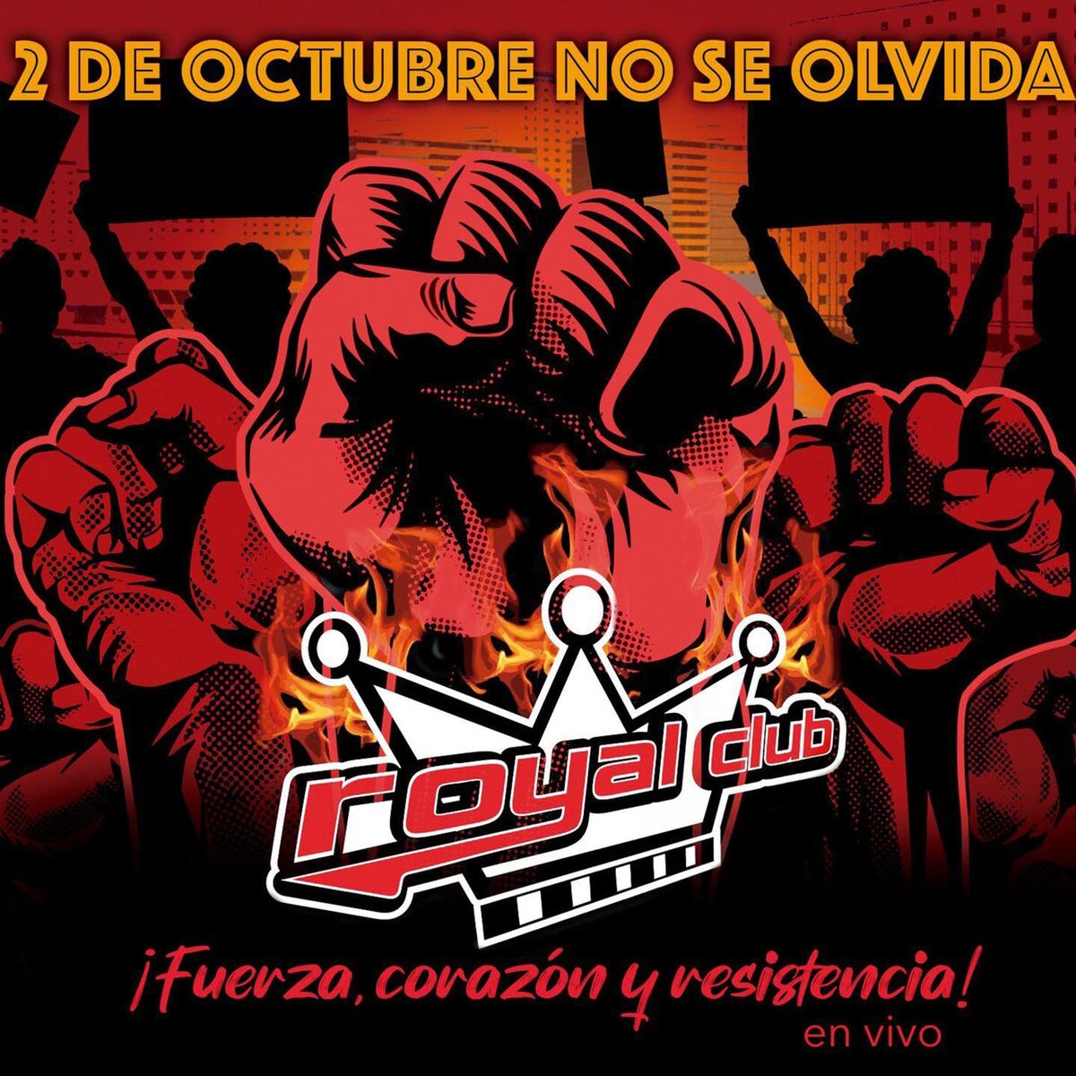 Album cover of 2 De Octubre No Se Olvida (Fuerza, Corazón Y Resistencia! En Vivo)