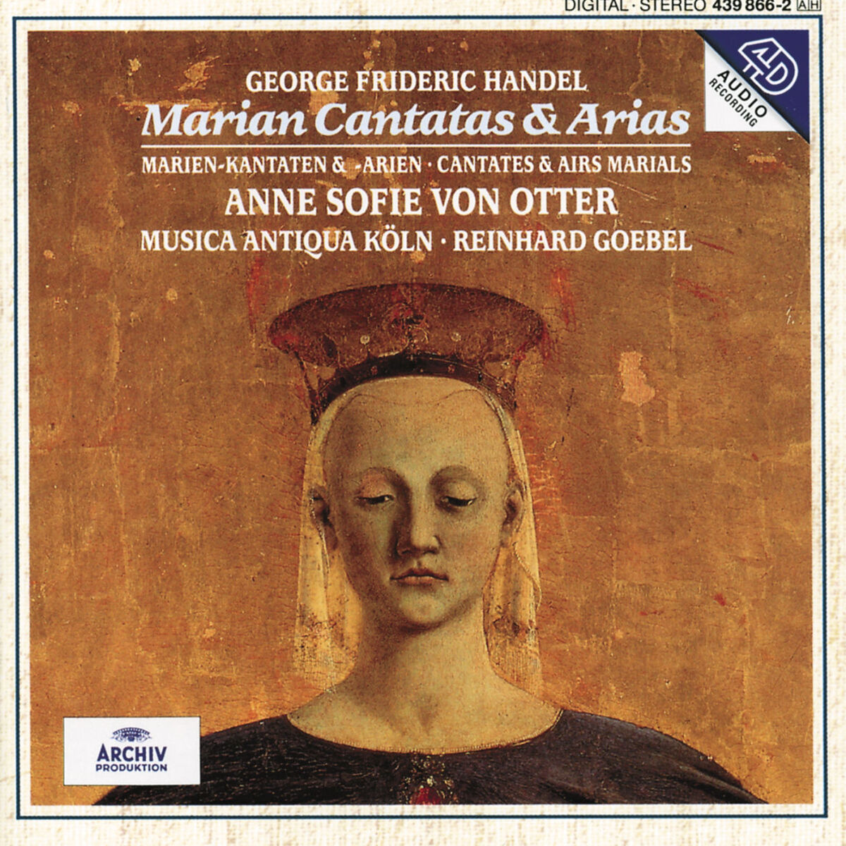 Album cover of Handel: Marian Cantatas and Arias