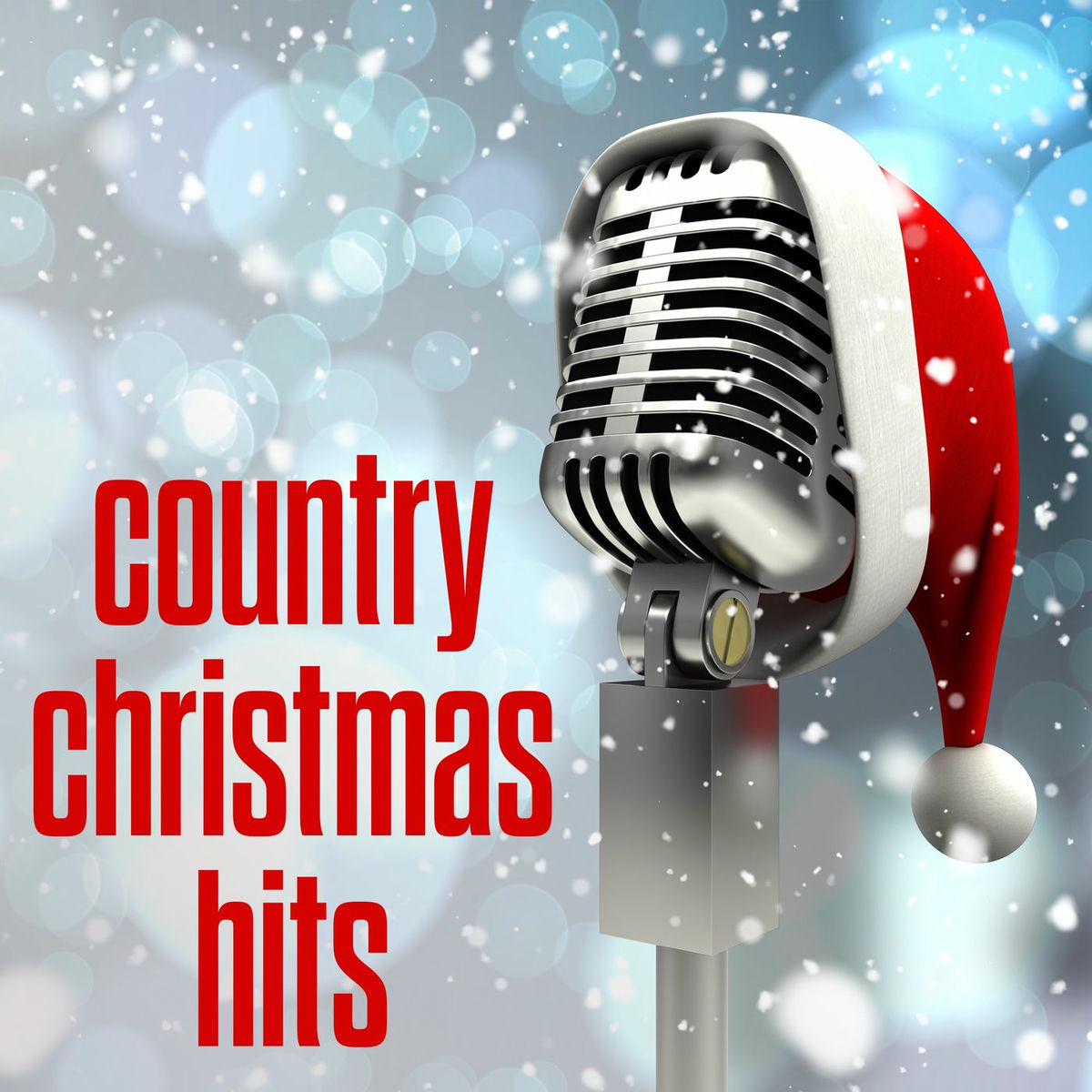 Album cover of country christmas hits