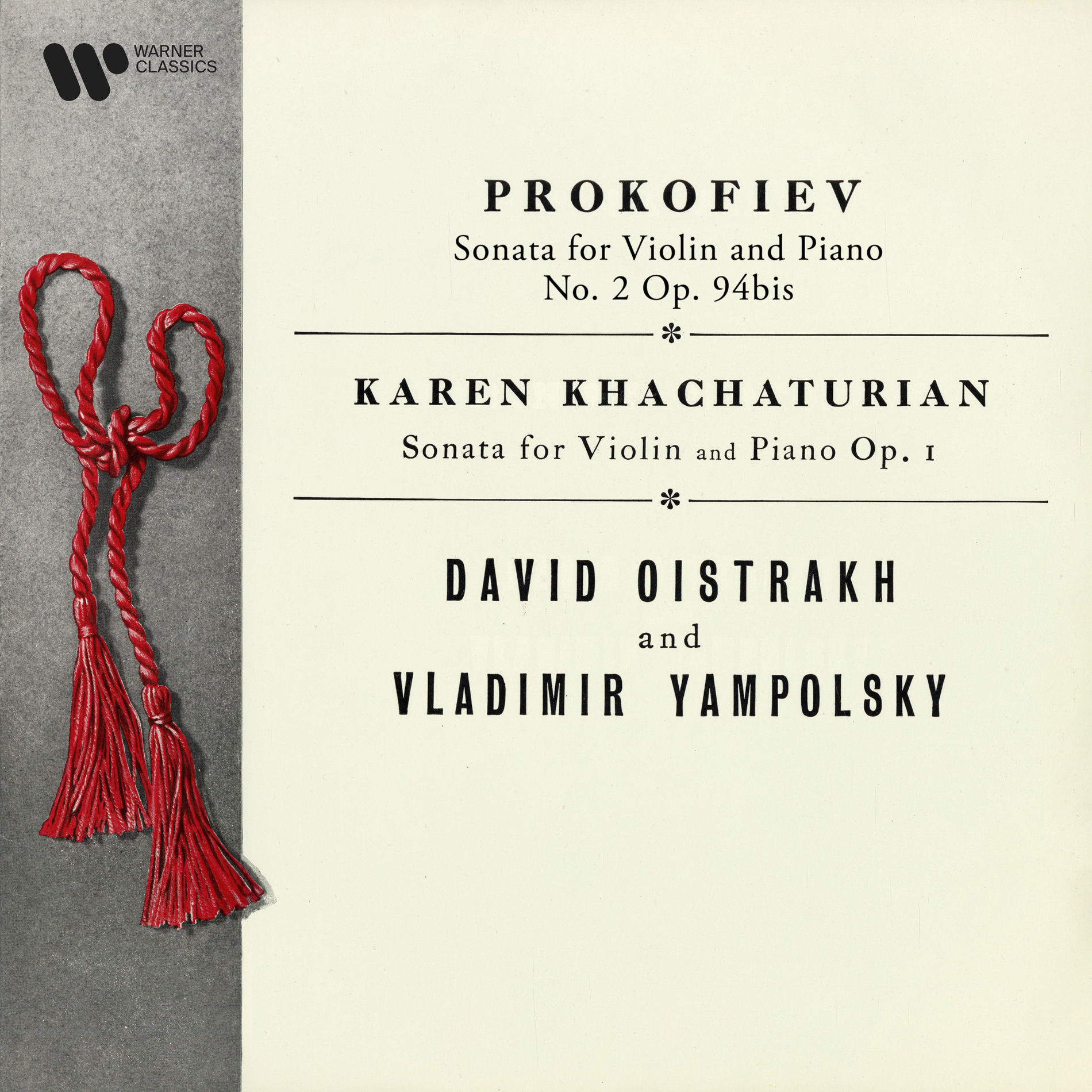 Album cover of Prokofiev: Violin Sonata No. 2, Op. 94bis - K. Khachaturian: Violin Sonata, Op. 1