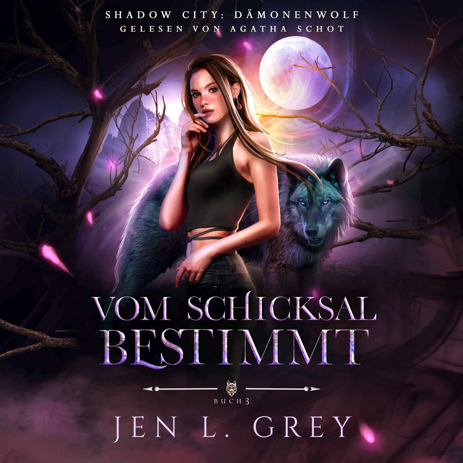 Album cover of Dämonenwolf 3 - Vom Schicksal bestimmt - Werwolf Hörbuch