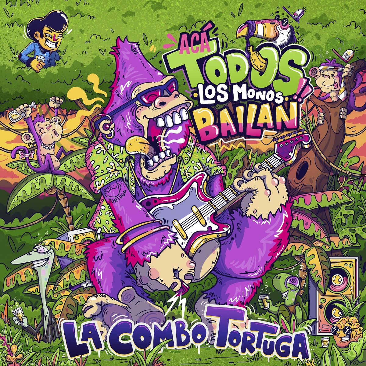 Album cover of Acá Todos Los Monos Bailan
