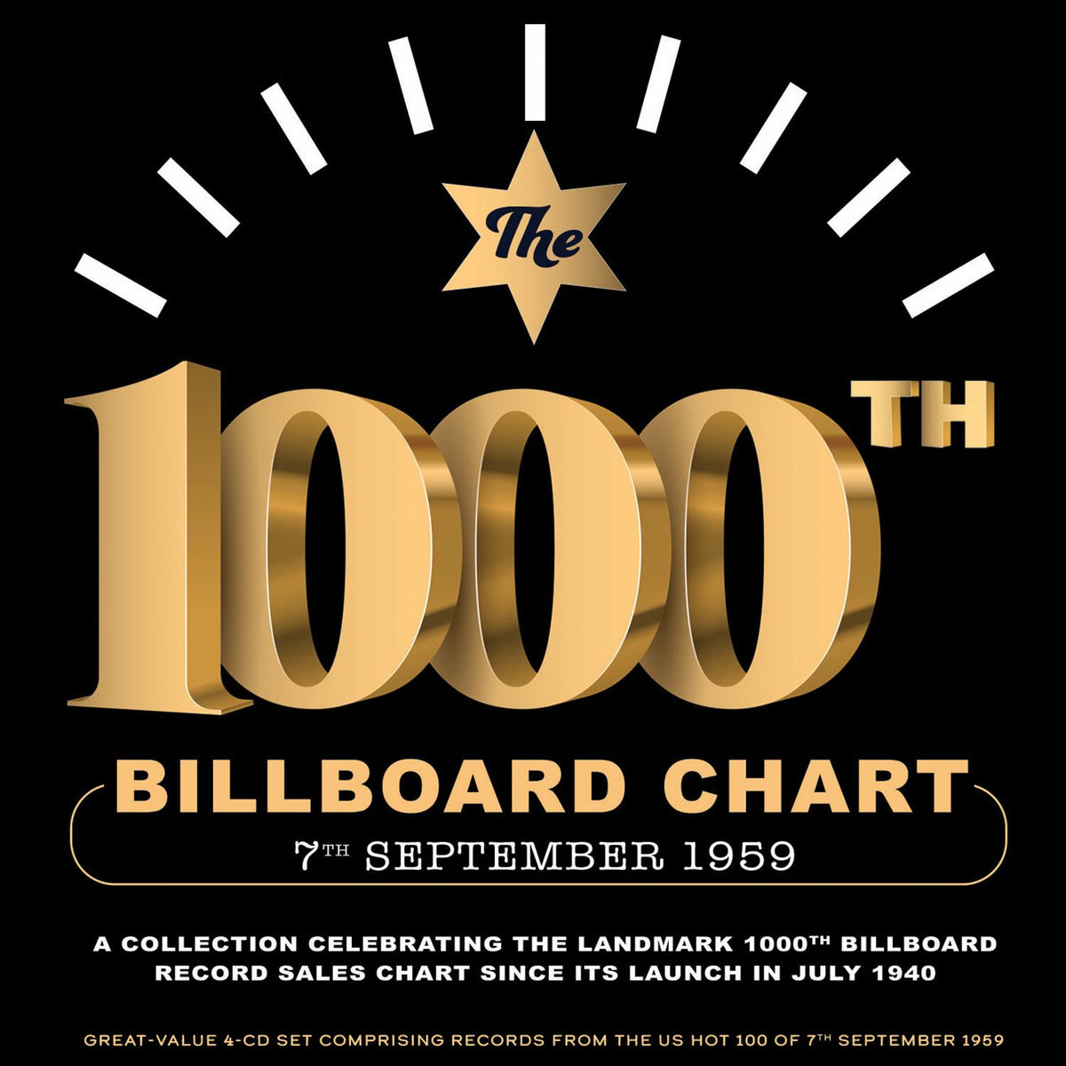 Album cover of The 1000th Billboard Chart 7th September 1959