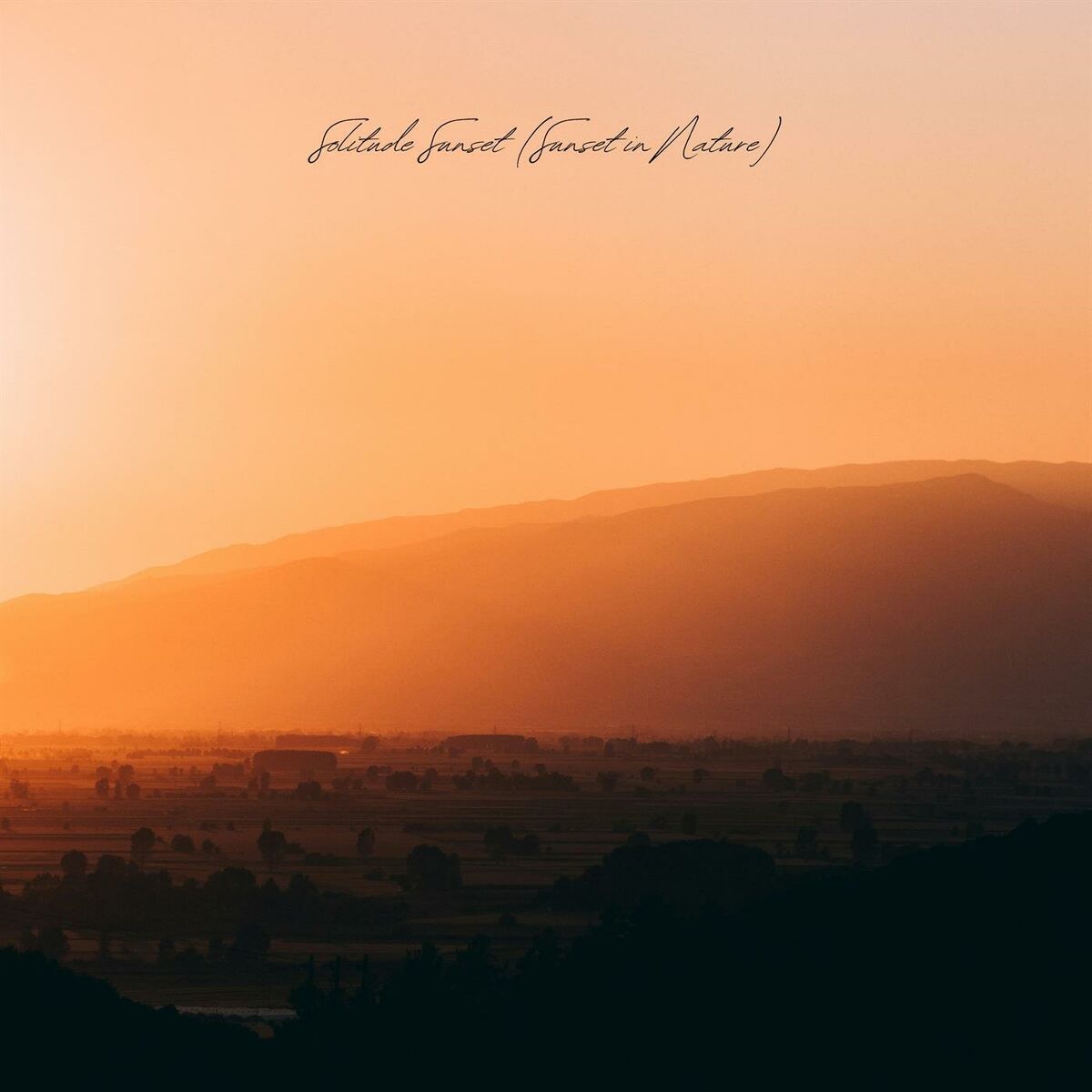 Album cover of Solitude Sunset (Sunset in Nature)