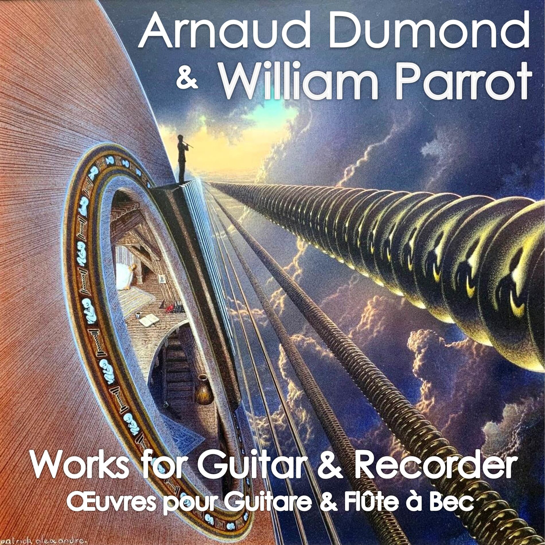 Album cover of Works for Guitar & Recorder (Œuvres pour Guitare et Flûte à Bec)