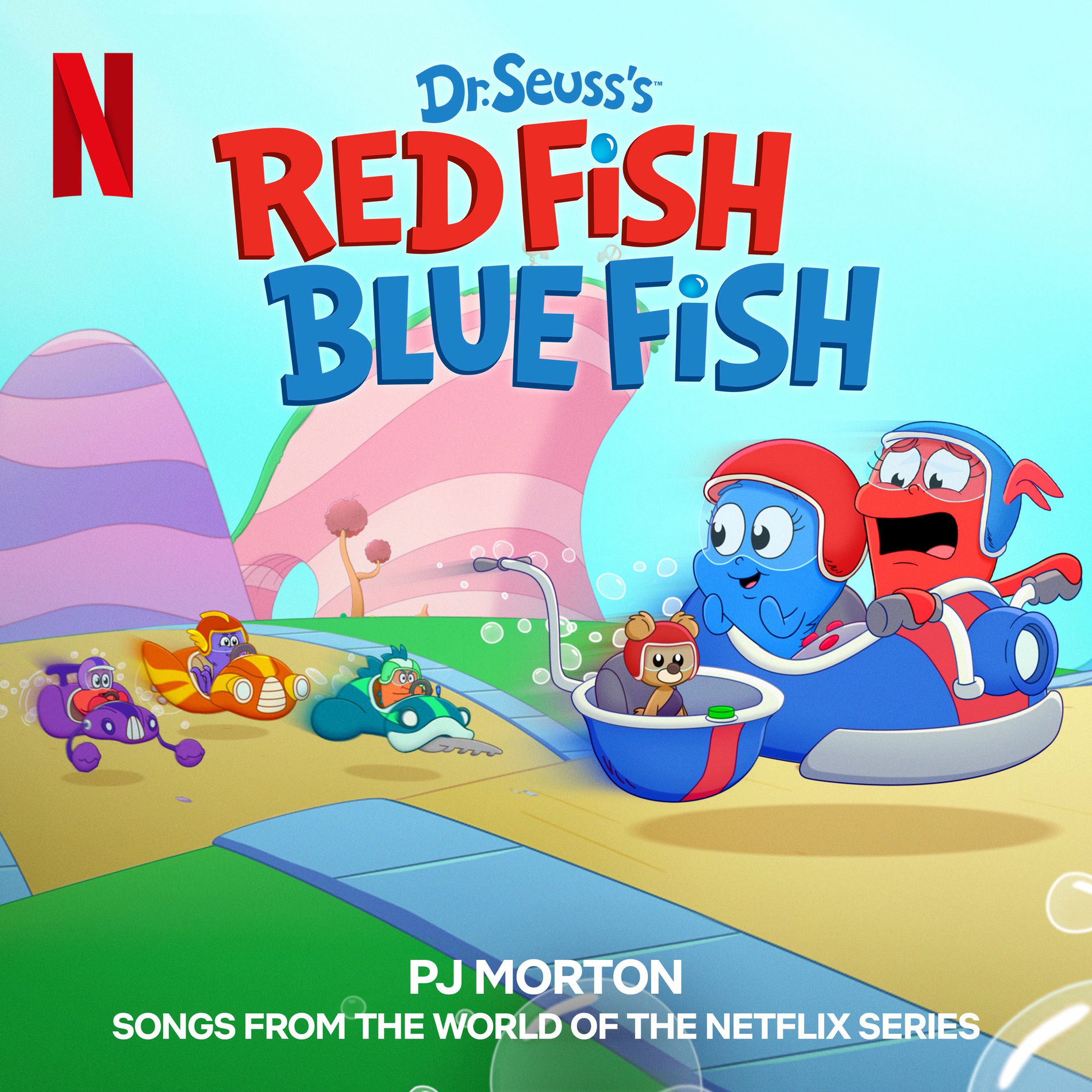 Album cover of Dr. Seuss's Red Fish, Blue Fish (Songs from the World of the Netflix Series)