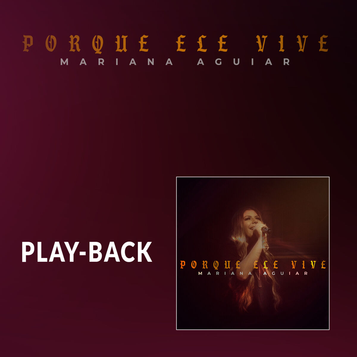 Album cover of Porque Ele Vive (Because He Lives) (Playback)