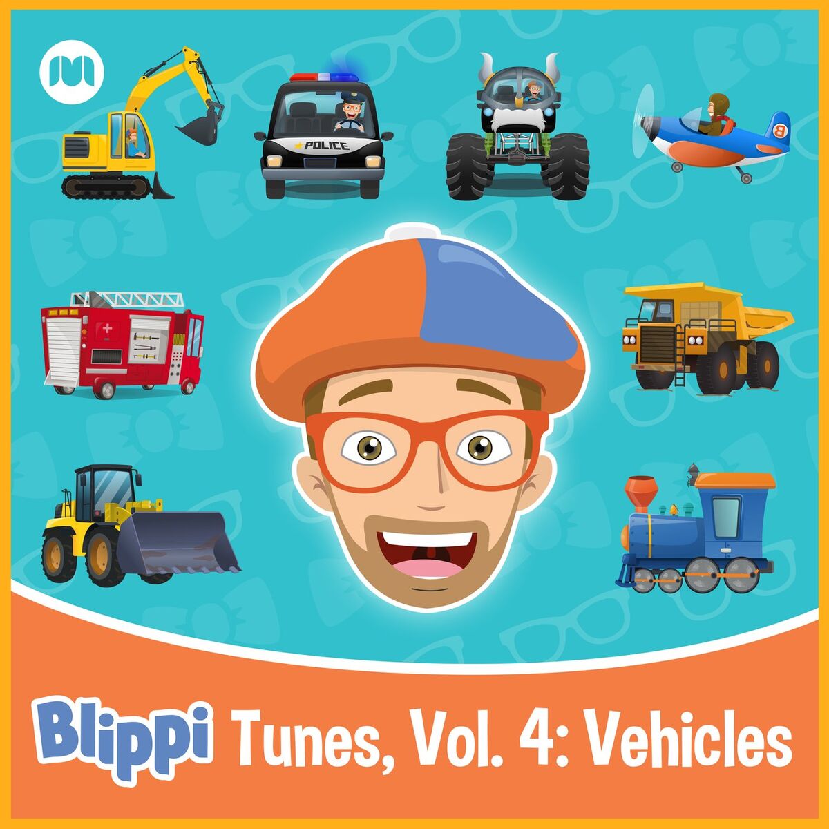 Album cover of Blippi Tunes, Vol. 4: Vehicles
