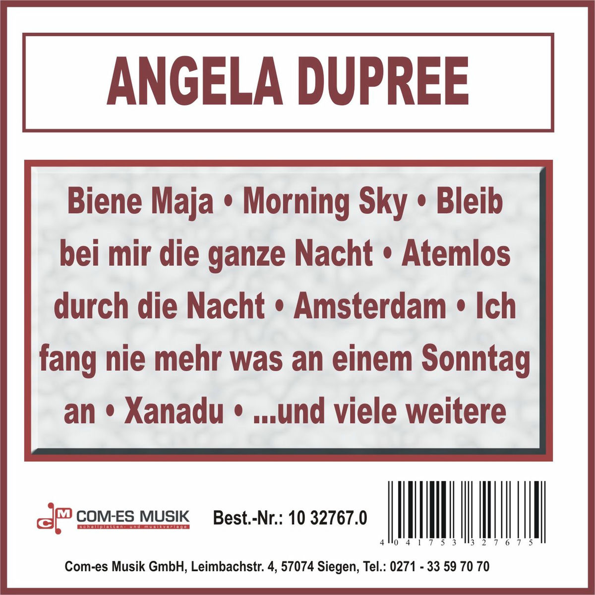Album cover of Angela Dupree