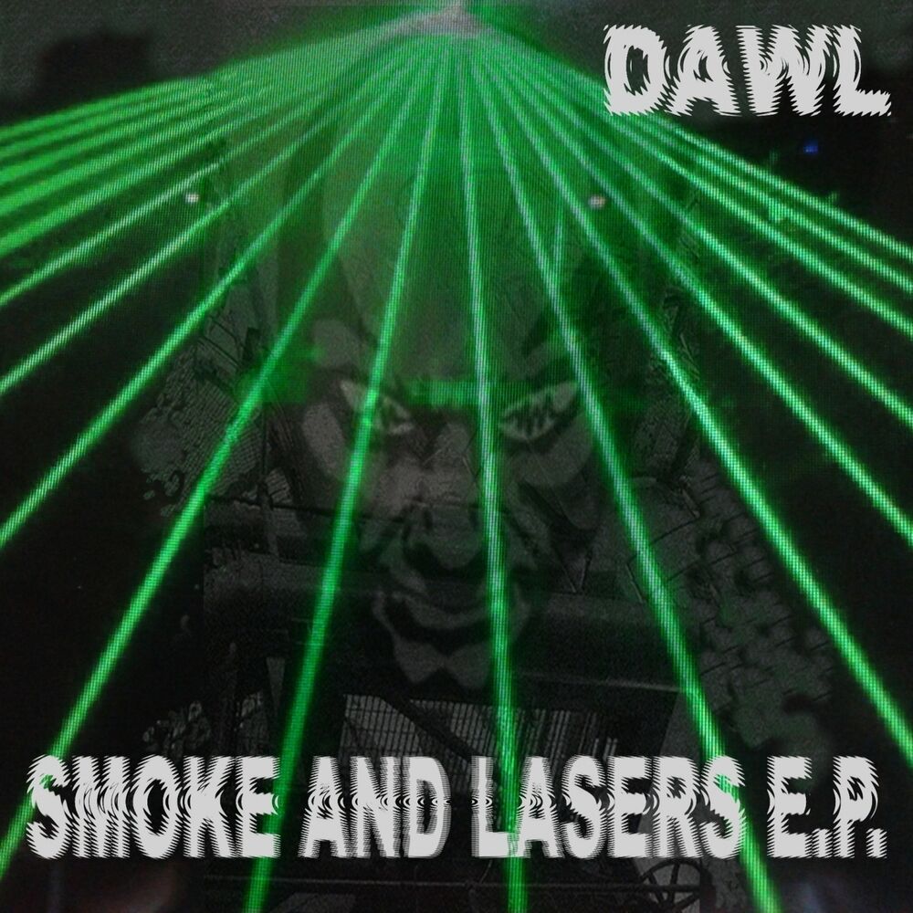 Picture of smoke and lasers
