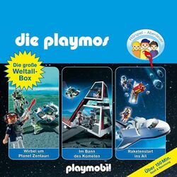 Cover of Die große Weltall-Box, Folgen 29, 36, 48 (Das Original Playmobil Hörspiel)