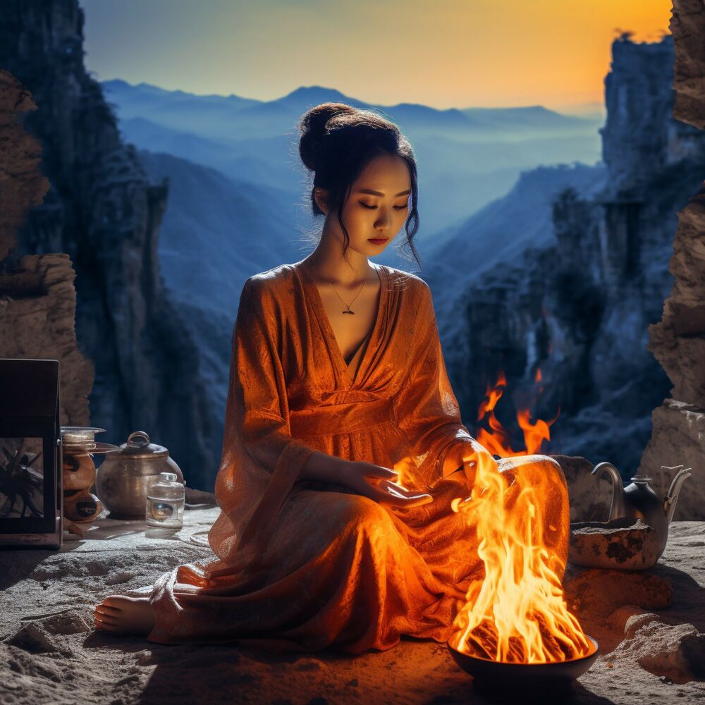 Picture of Blaze of Meditation: Radiant Fire Insight Rhapsody