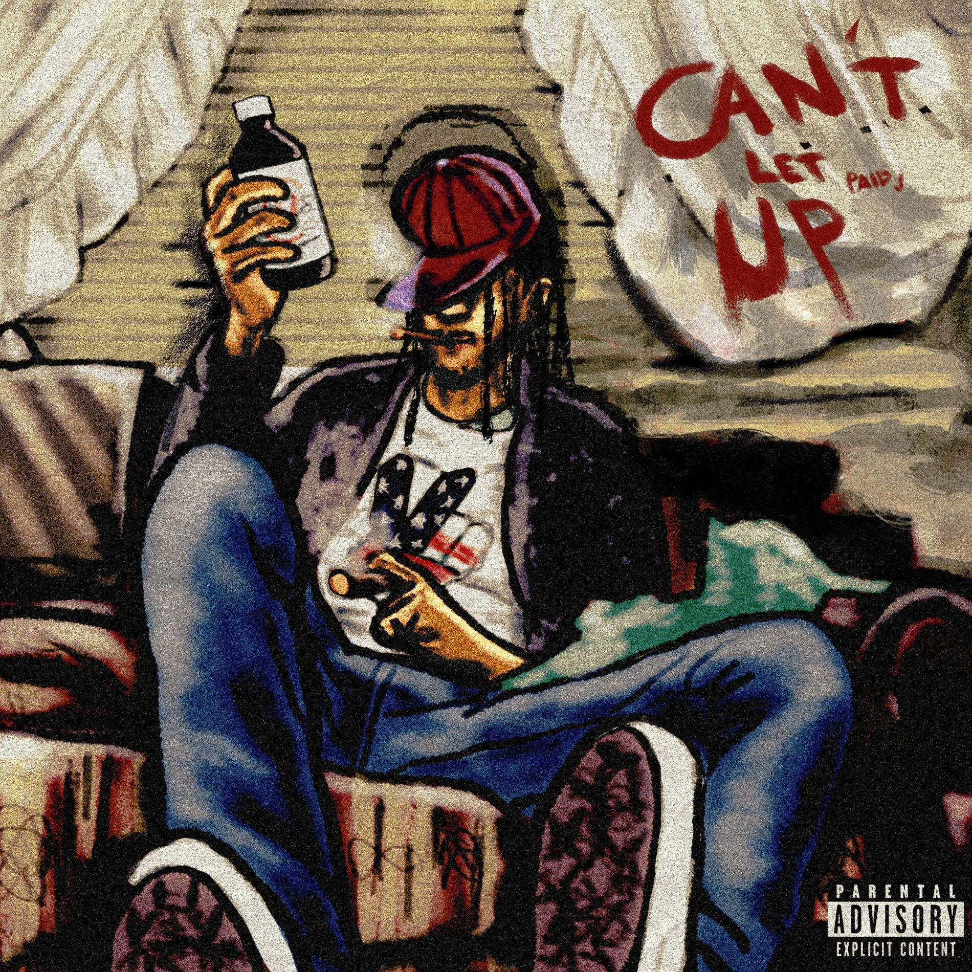 Album cover of Cant Let Up