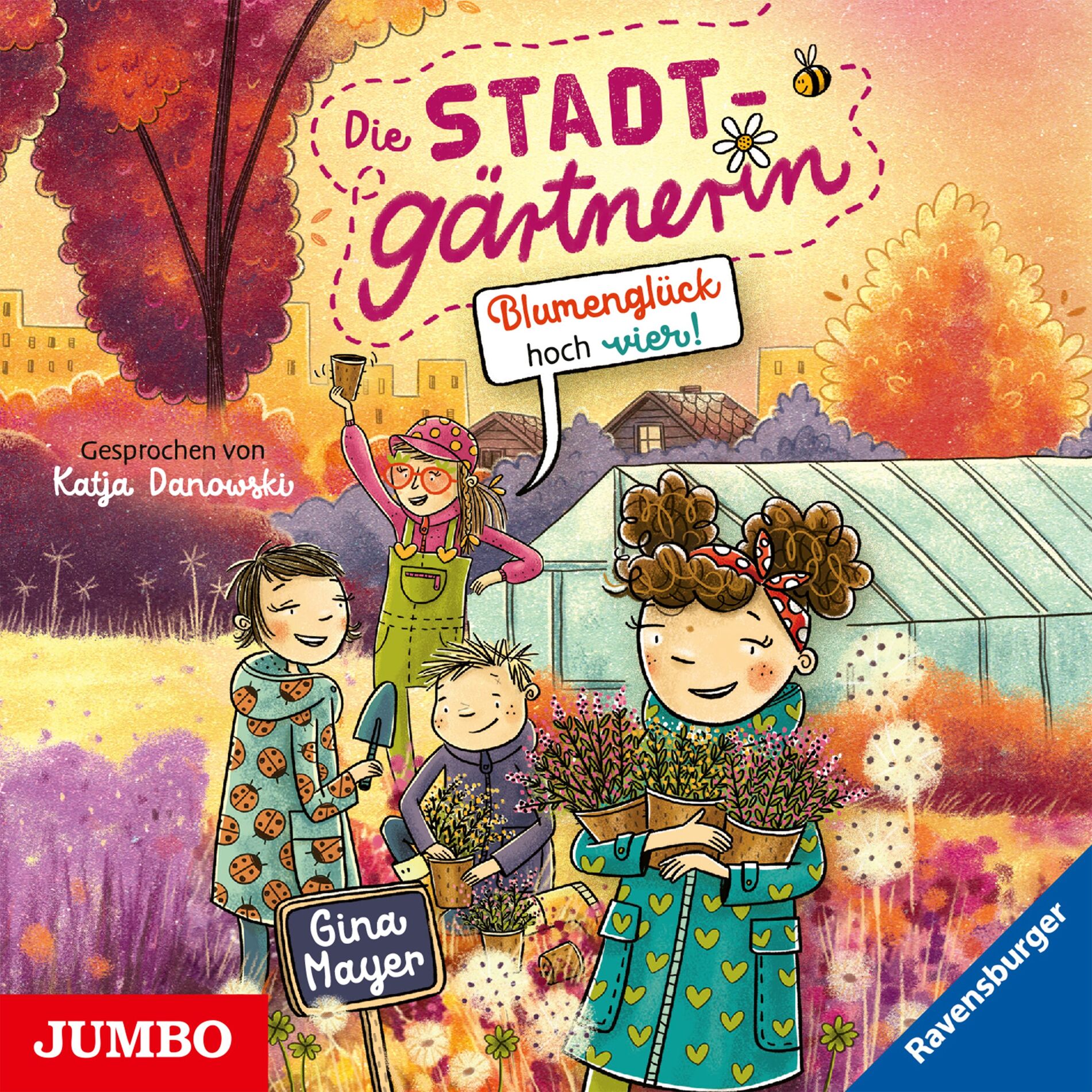 Album cover of Die Stadtgärtnerin. Blumenglück hoch vier! [Band 3 (ungekürzt)]