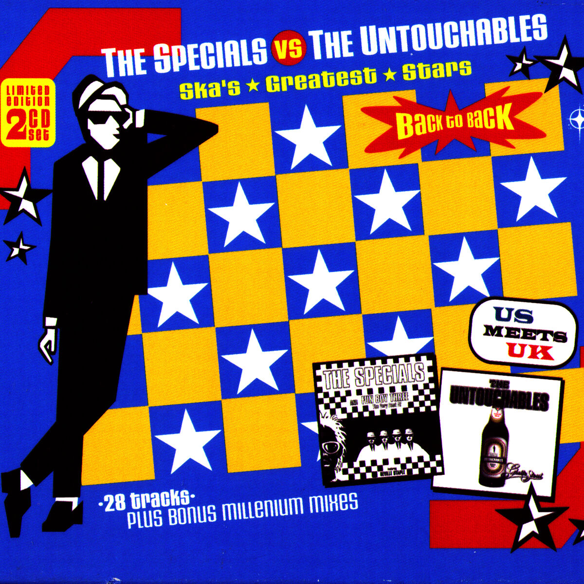 Album cover of The Specials vs. the Untouchables - Ska's Greatest Stars Back to Back