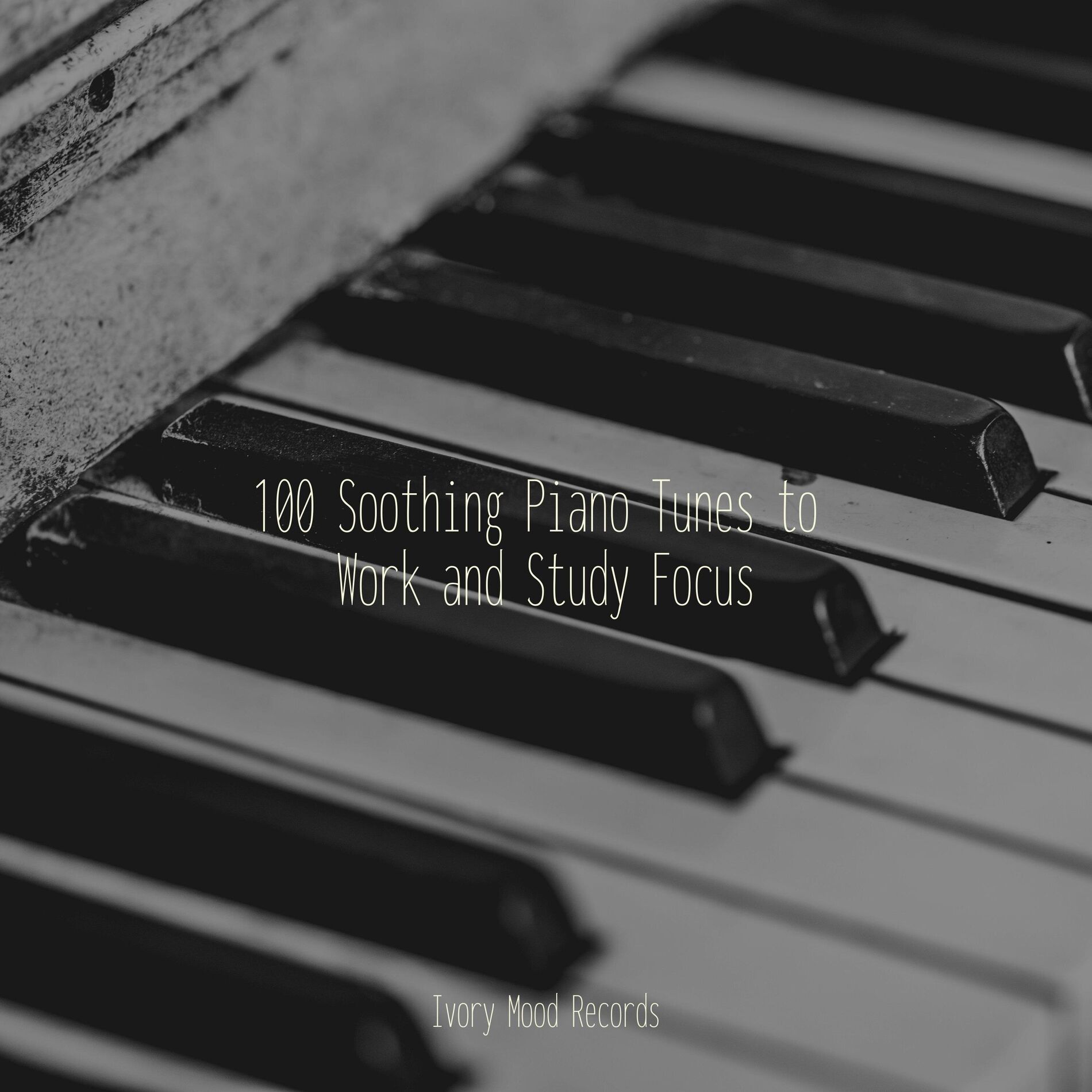 Album cover of 100 Soothing Piano Tunes to Work and Study Focus