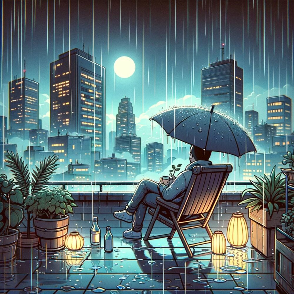 Picture of Rainy Rooftop Recollections (Lofi Chillhop Beats)