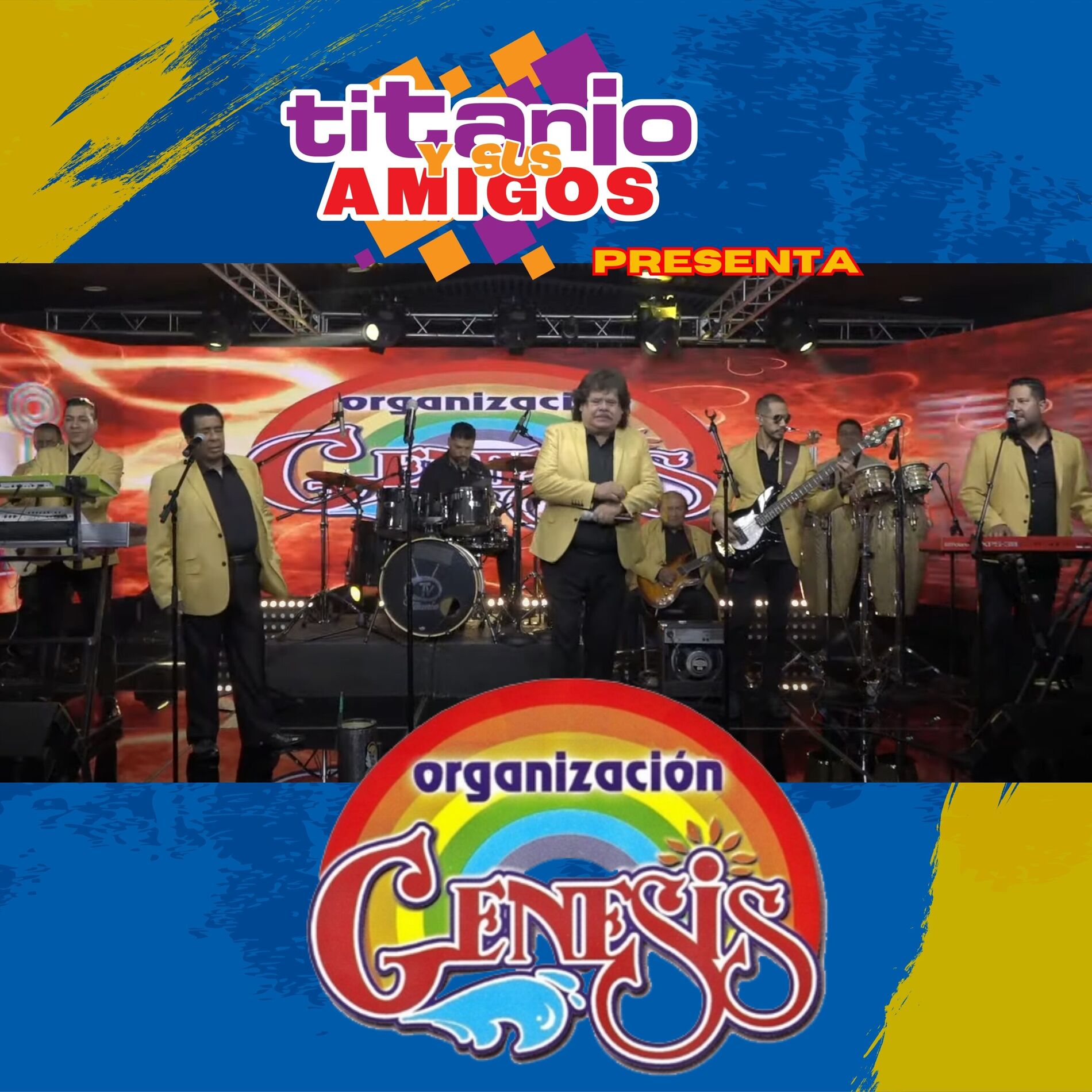 Album cover of Titanio y Sus Amigos Presenta Organización Genesis