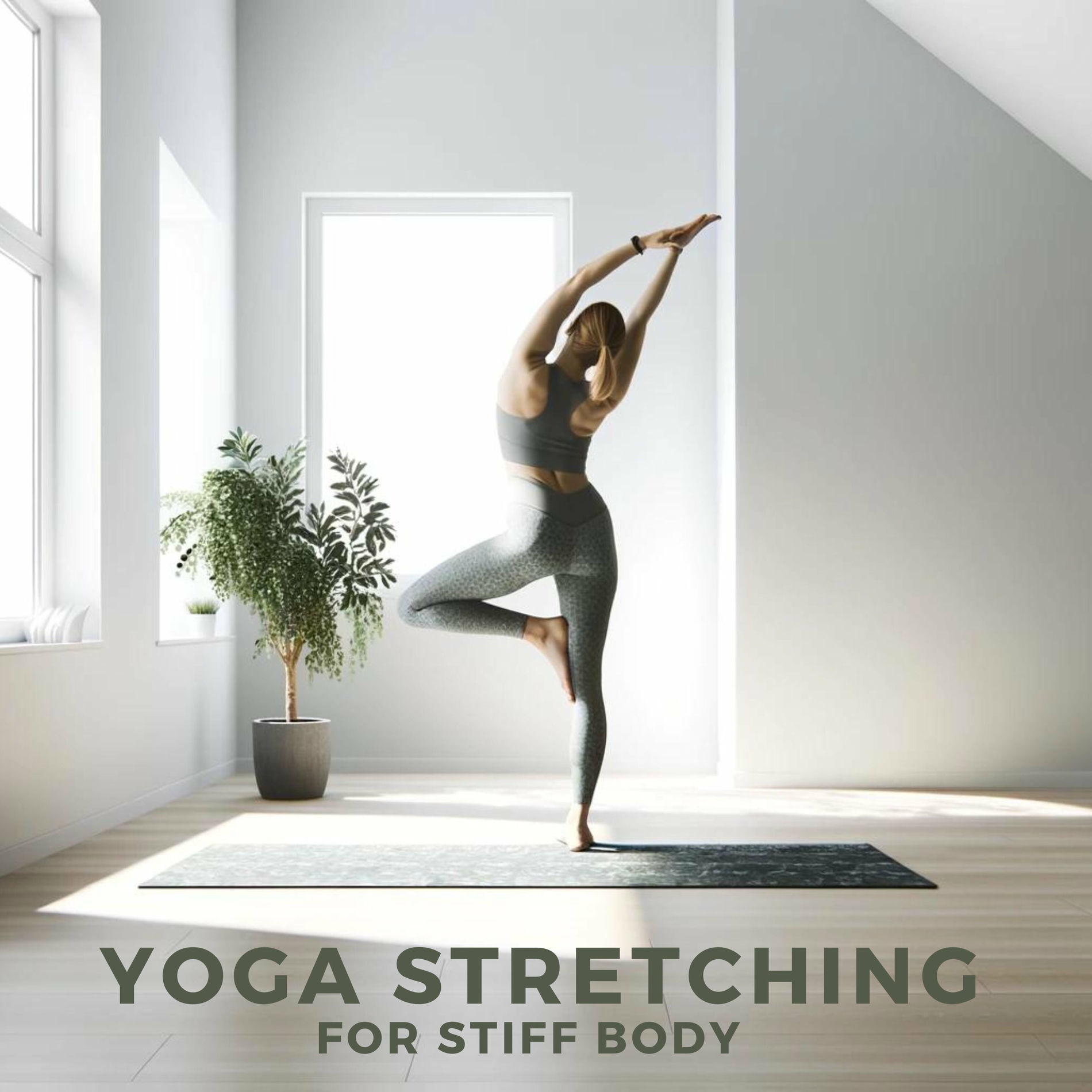 Album cover of Yoga Stretching for Stiff Body