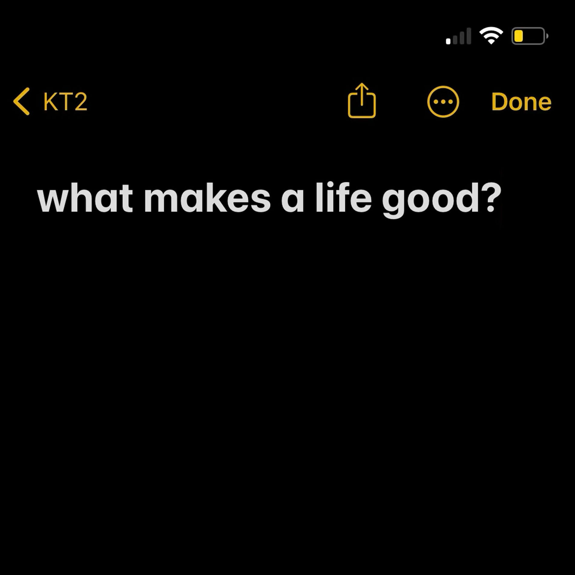 Album cover of What Makes A Life Good?