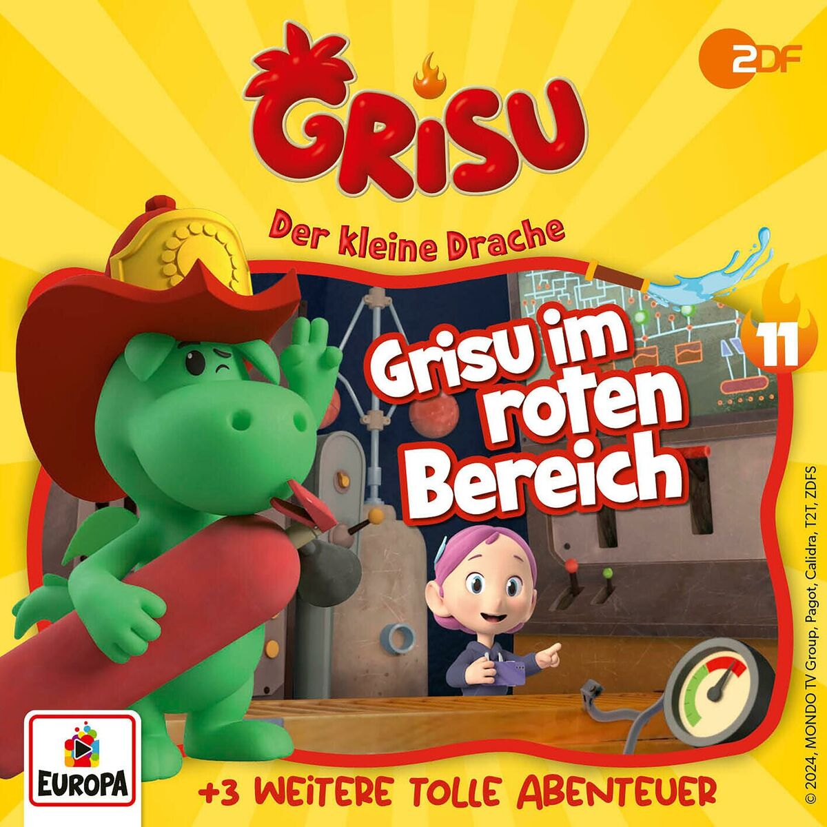 Album cover of 11 - Grisu im roten Bereich