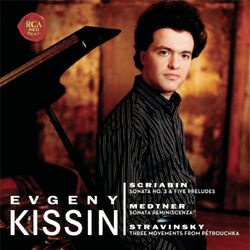 Cover of Scriabin: Sonata No. 3 & 5 Preludes; Medtner: Sonata Reminiscenza; Stravinsky: 3 Movements from Pétrouchka