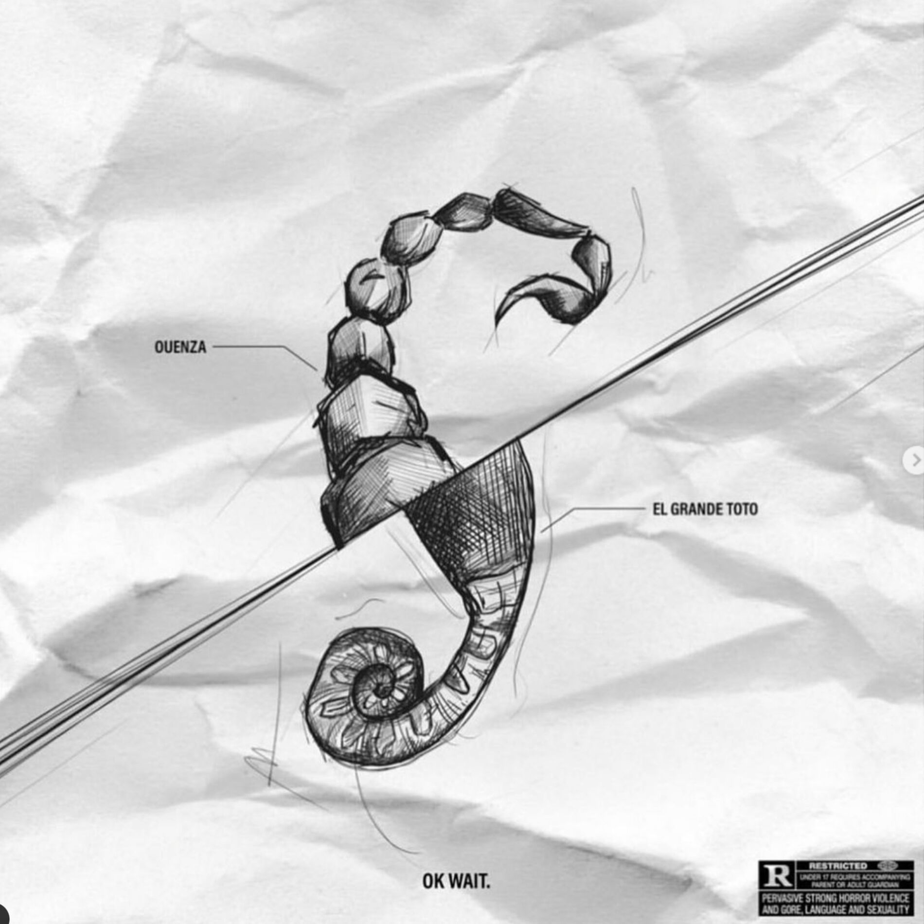 Album cover of Ok Wait (feat. Ouenza) [Instrumental]