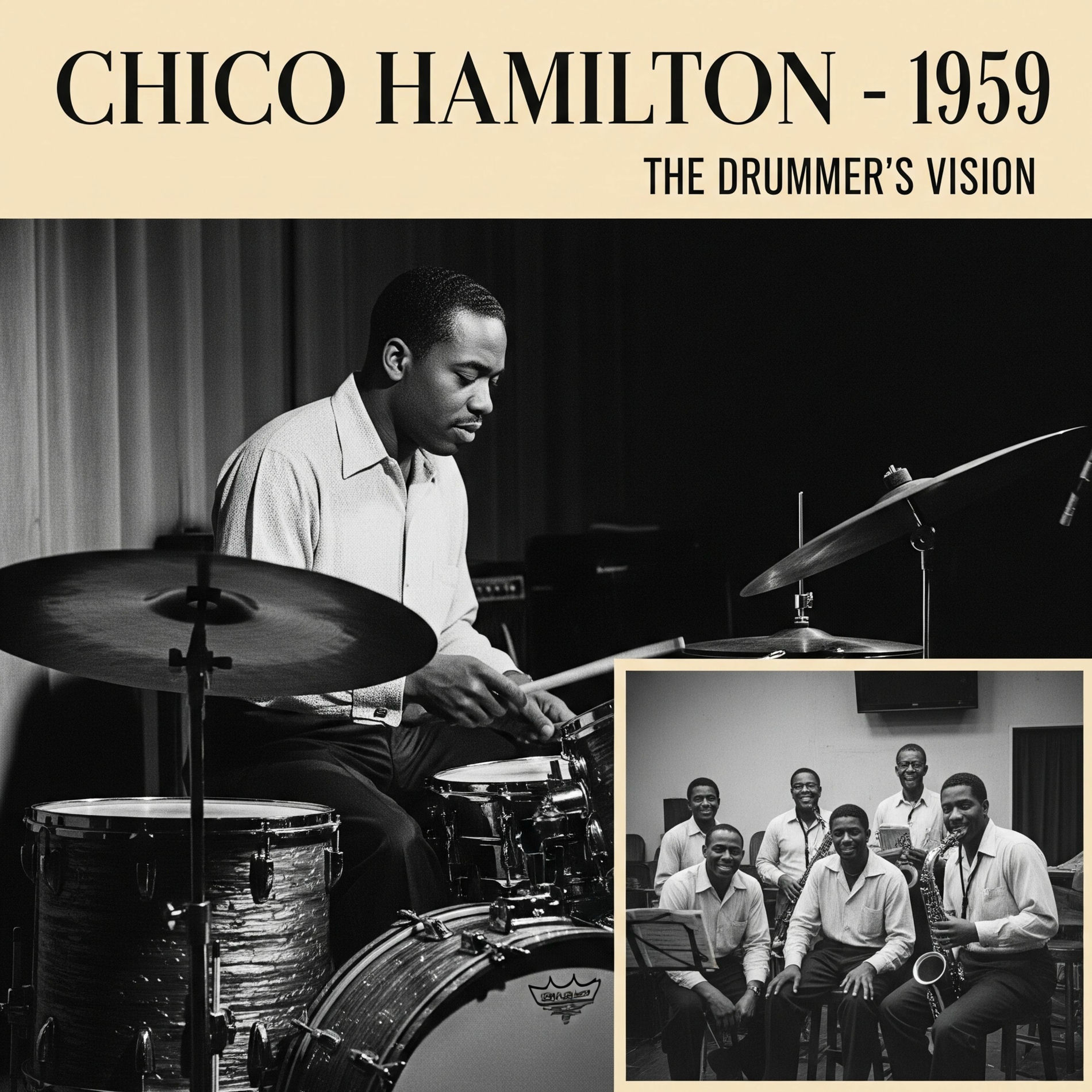 Album cover of Chico Hamilton - 1959: The Drummer's Vision