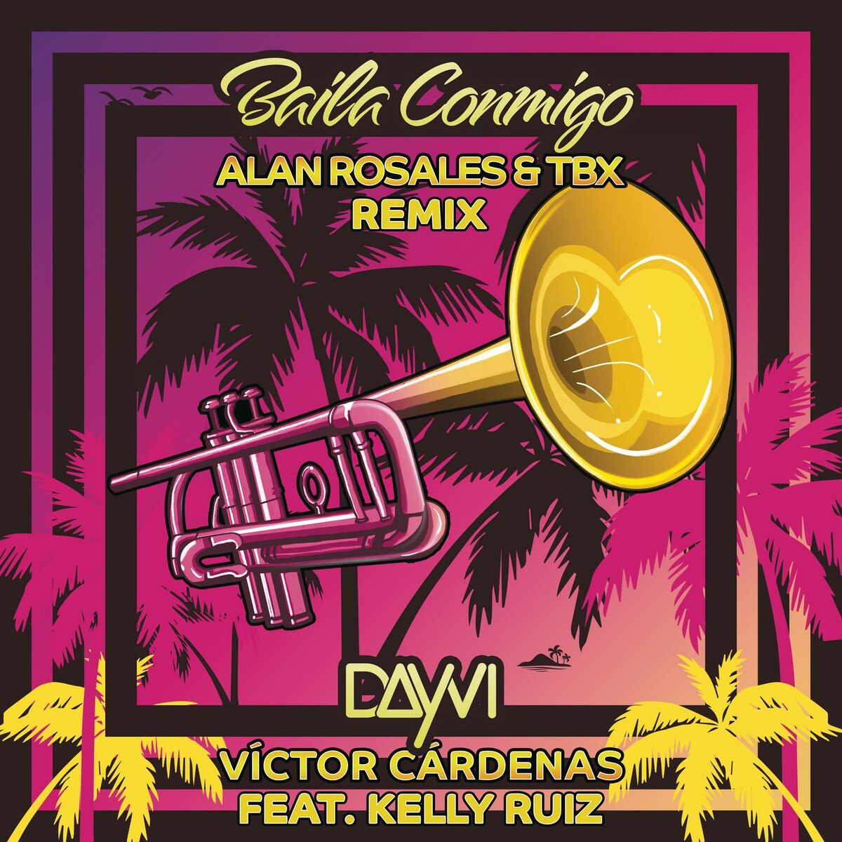 Album cover of Baila Conmigo (feat. Kelly Ruiz) (Alan Rosales & TBX Remix)