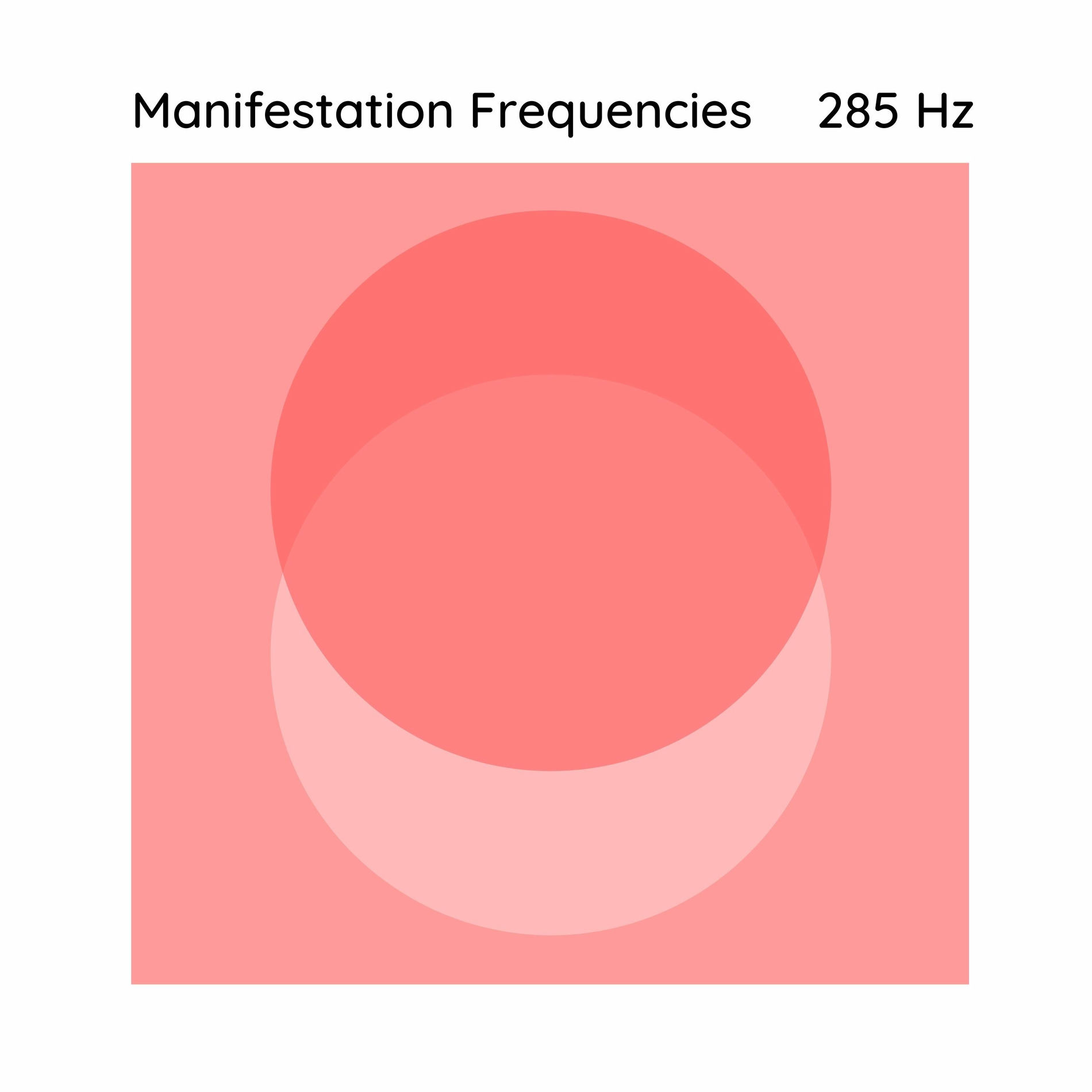 Album cover of 285 Hz for Manifesting