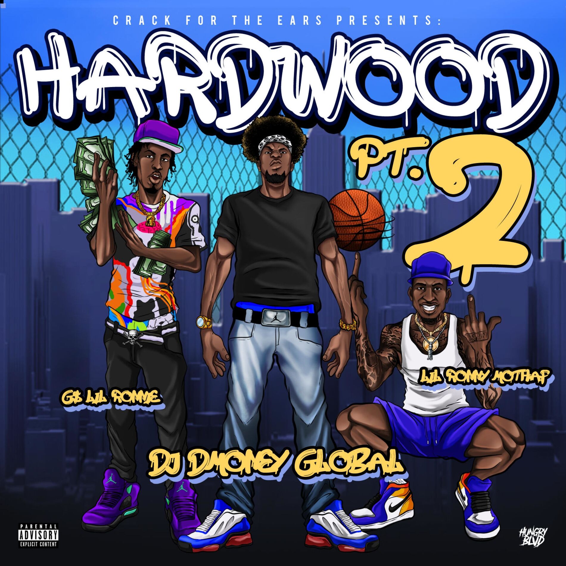 Album cover of Hardwood, Pt. 2 (feat. G$ Lil Ronnie & Lil Ronny Mothaf)