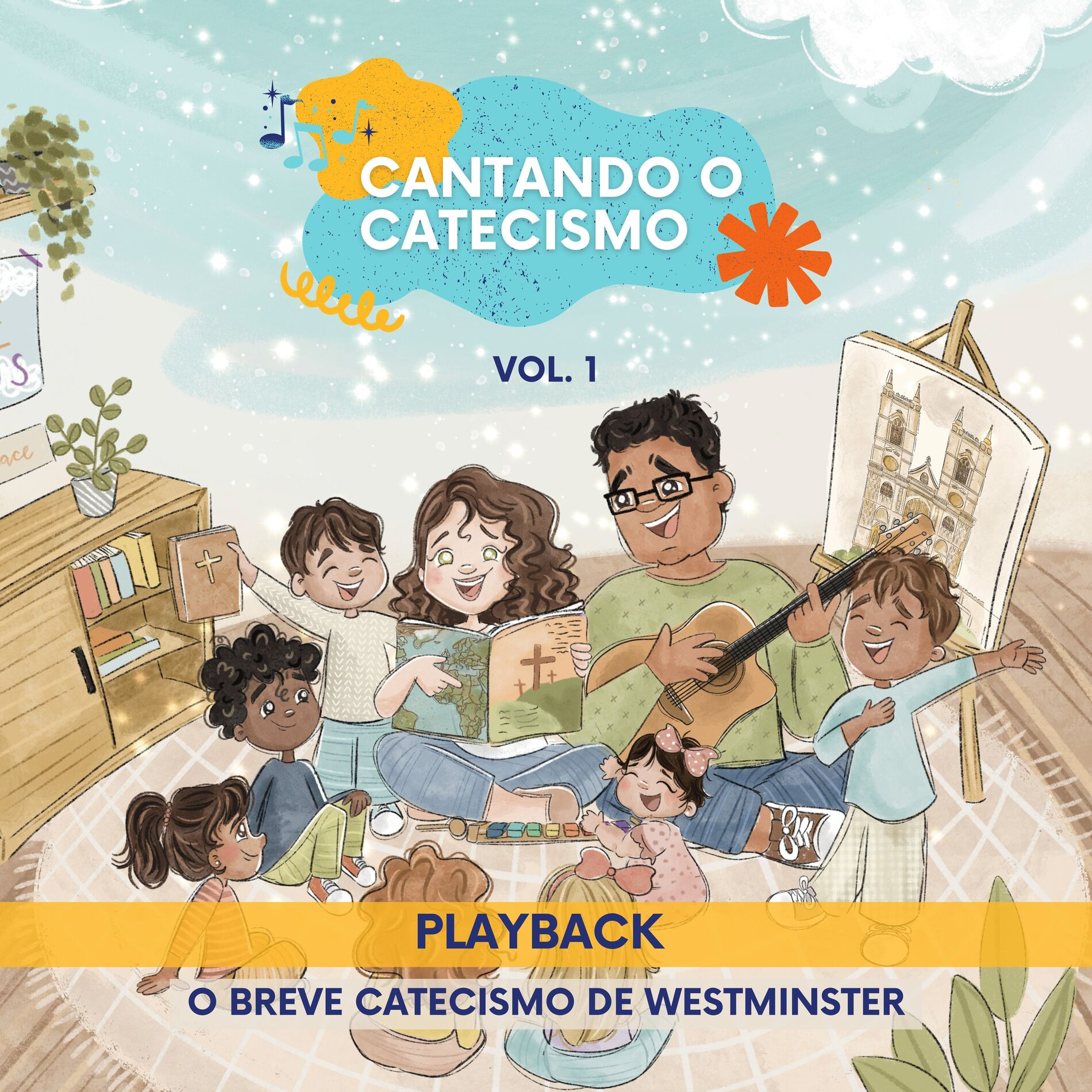 Album cover of Cantando o Catecismo, Vol. 1 (Playback)