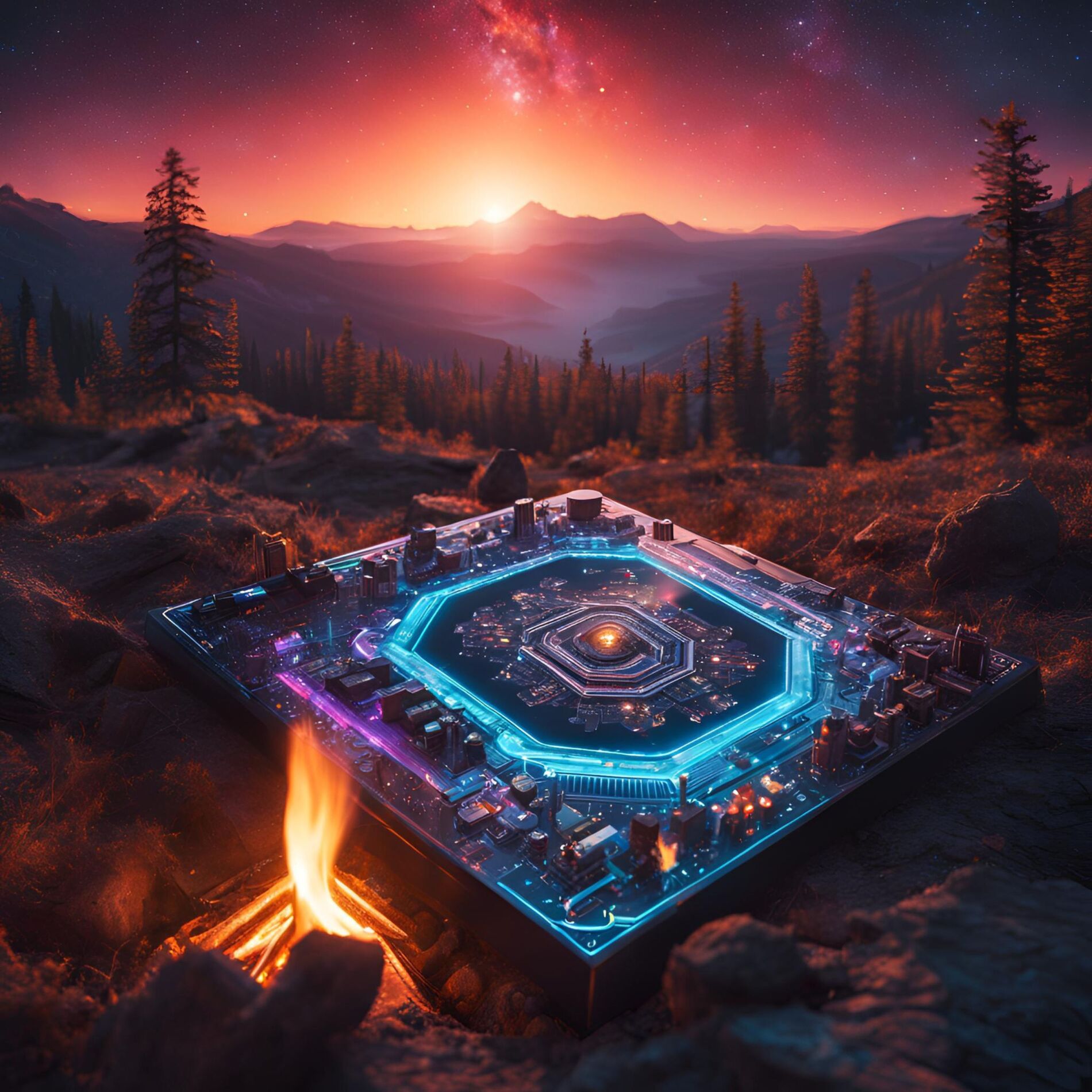 Album cover of The Universe is a Motherboard